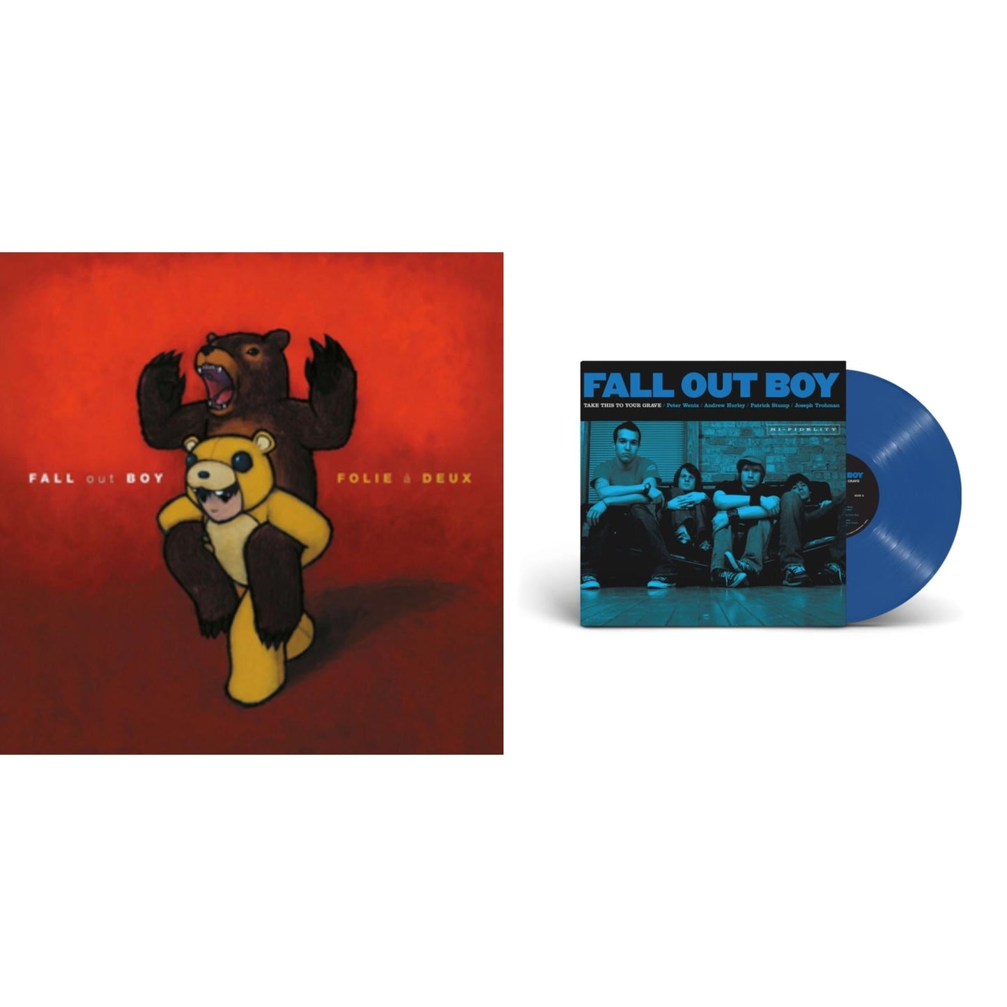 Fall Out Boy - Take This To Your Grave (20Th Anniversary/Blue Jay LP Vinyl) & Folie A Deux