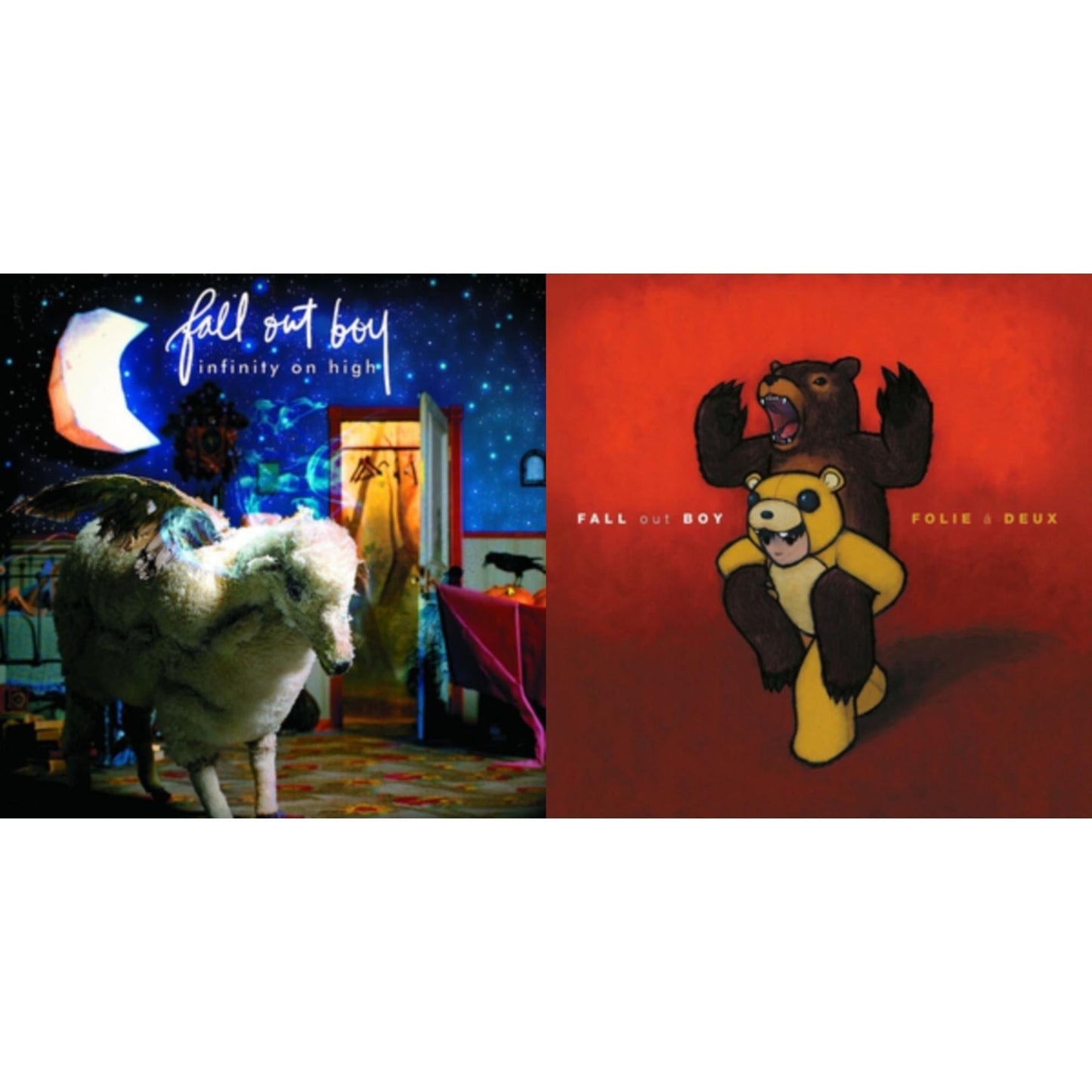 Fall Out Boy - Folie A Deux & Infinity On High - LP Vinyl Bundle