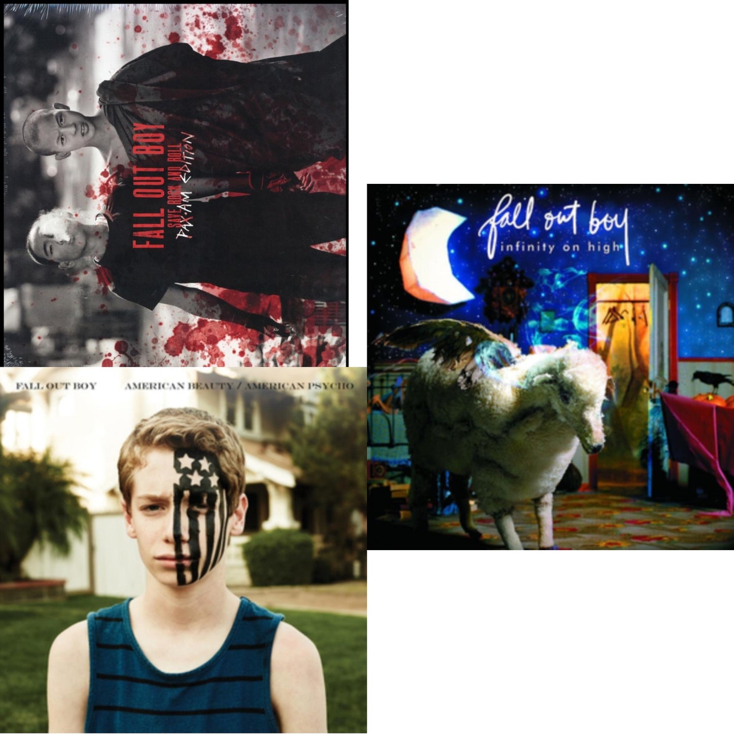 Fall Out Boy - American Beauty / American Psycho & Infinity On High & Save Rock & Roll (2 LP)(Pax/Am Edition)