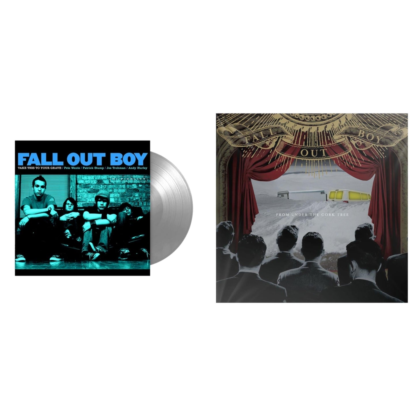 Fall Out Boy - Take This To Your Grave (Fbr 25Th Anniversary Edition/Silver LP Vinyl) & From Under The Cork Tree