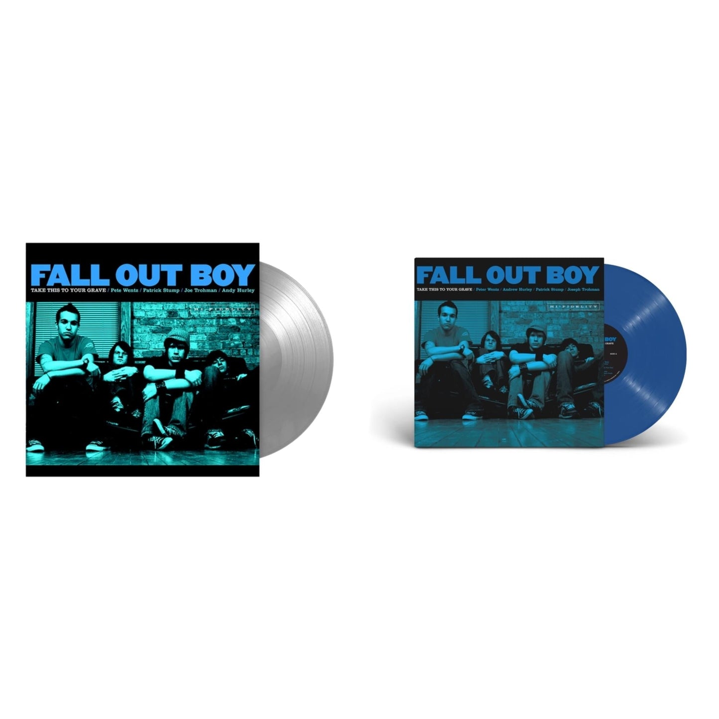 Fall Out Boy - Take This To Your Grave (20Th Anniversary/Blue Jay LP Vinyl) & Take This To Your Grave (Fbr 25Th Anniversary Edition/Silver LP Vinyl)