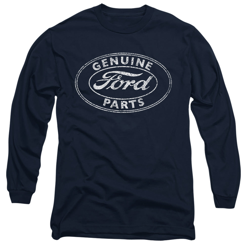 Ford Genuine Parts Mens Long Sleeve Shirt Navy Officially Licensed