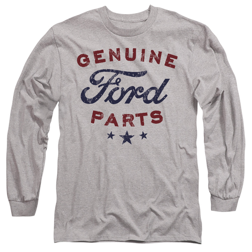 Ford Genuine Parts Mens Long Sleeve Shirt Athletic Heather Officially Licensed