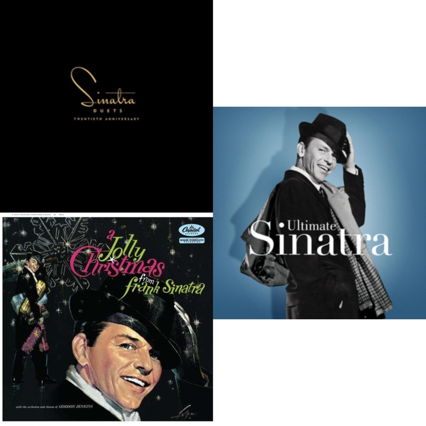 Frank Sinatra - Duets & Jolly Christmas From Frank Sinatra & Ultimate Sinatra - LP Vinyl Bundle