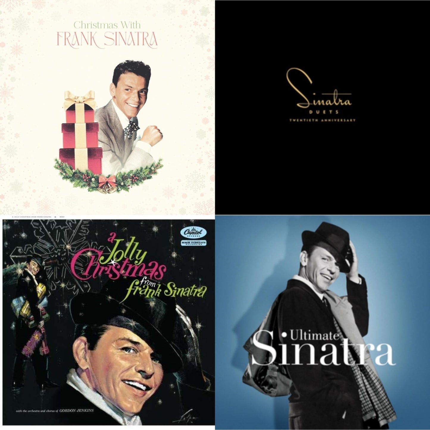 Frank Sinatra - Christmas With Frank Sinatra (150G/Opaque White LP Vinyl) & Duets & Jolly Christmas From Frank Sinatra & Ultimate Sinatra