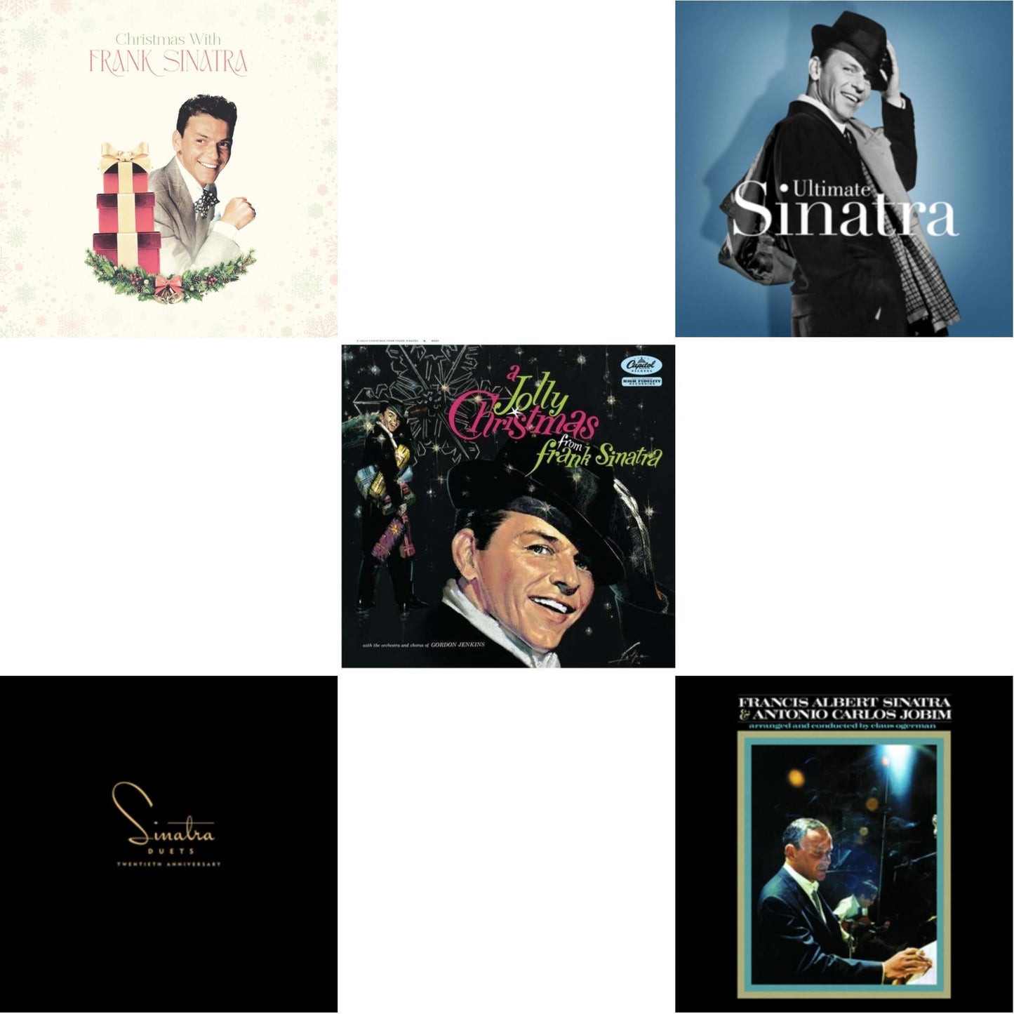 Frank Sinatra - Christmas With Frank Sinatra (150G/Opaque White LP Vinyl) & Duets & Jolly Christmas From Frank Sinatra & Ultimate Sinatra & Francis Albert Sinatra & Antonio Carlos Jobim
