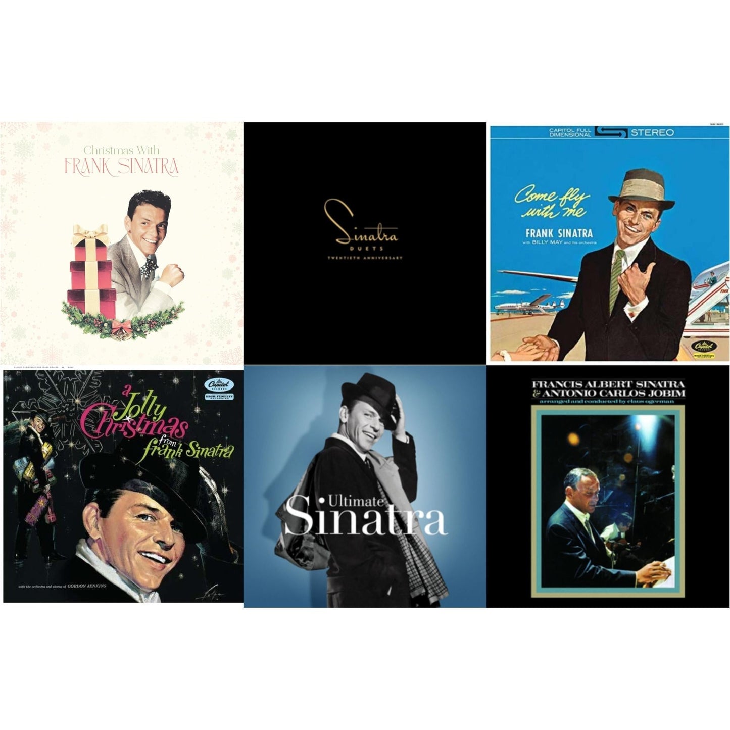Frank Sinatra - Christmas With Frank Sinatra (150G/Opaque White LP Vinyl) & Duets & Come Fly With Me & Jolly Christmas From Frank Sinatra & Ultimate Sinatra & Francis Albert Sinatra & Antonio Carlos Jobim