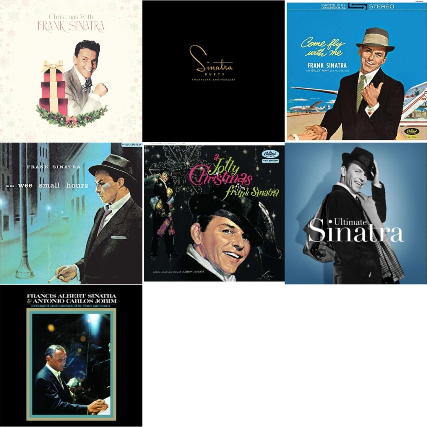 Frank Sinatra - Christmas With Frank Sinatra (150G/Opaque White LP Vinyl) & Duets & Come Fly With Me & In The Wee Small Hours & Jolly Christmas From Frank Sinatra & Ultimate Sinatra & Francis Albert Sinatra & Antonio Carlos Jobim