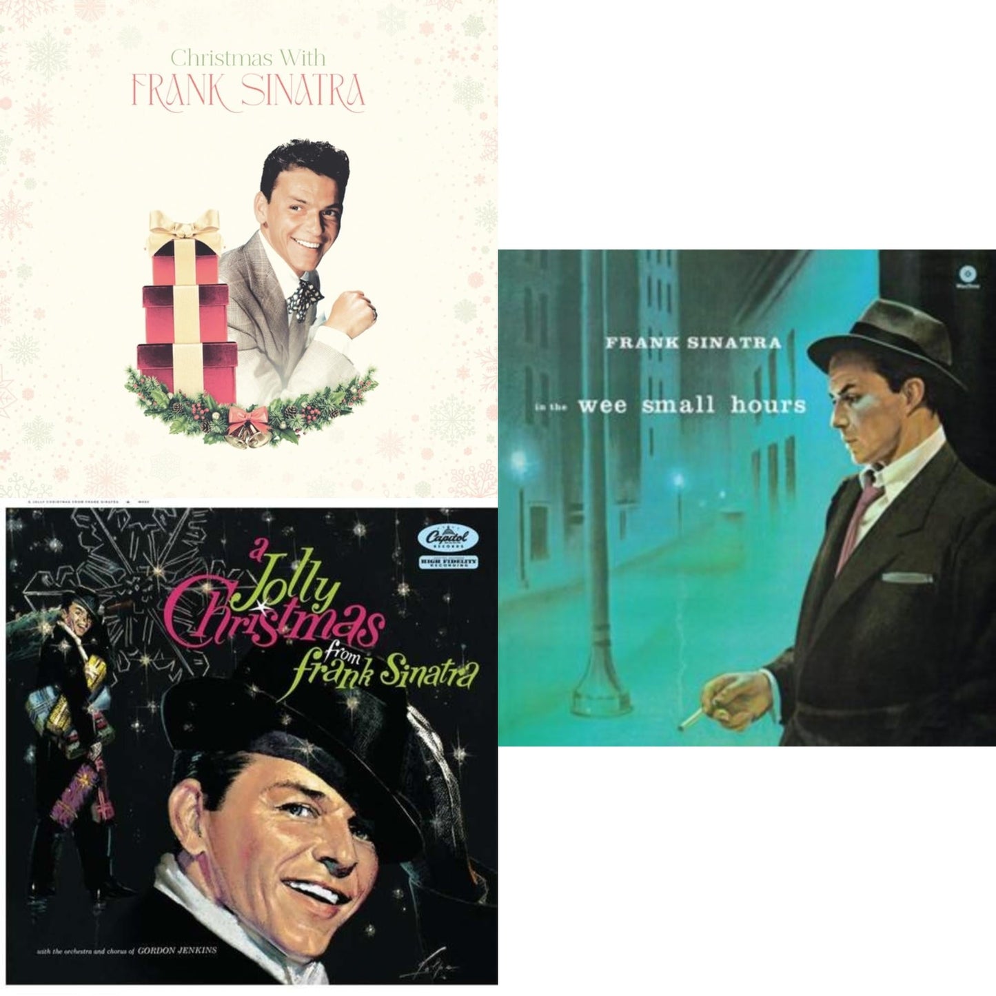 Frank Sinatra - Christmas With Frank Sinatra (150G/Opaque White LP Vinyl) & Jolly Christmas From Frank Sinatra & In The Wee Small Hours