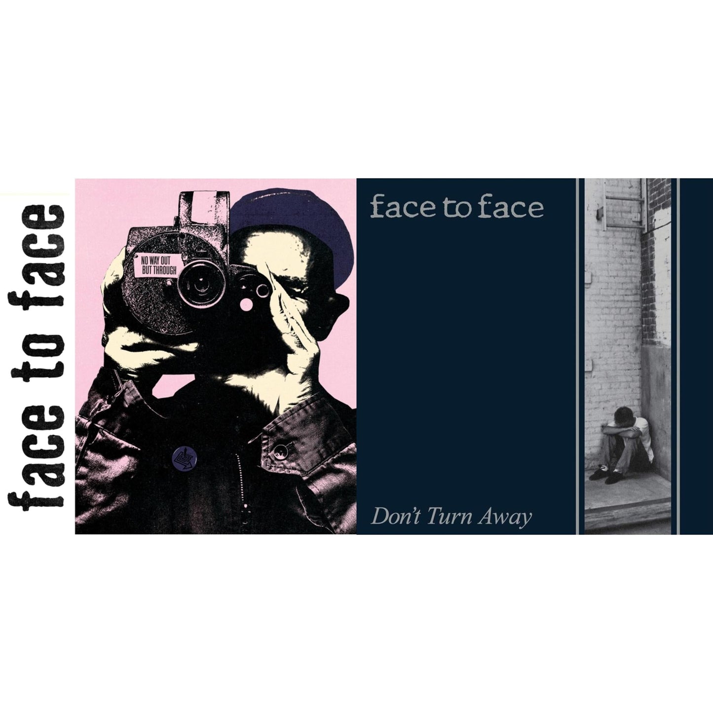 Face To Face - No Way Out But Through & Don't Turn Away (Pink LP Vinyl) (Ten Bands One Cause)