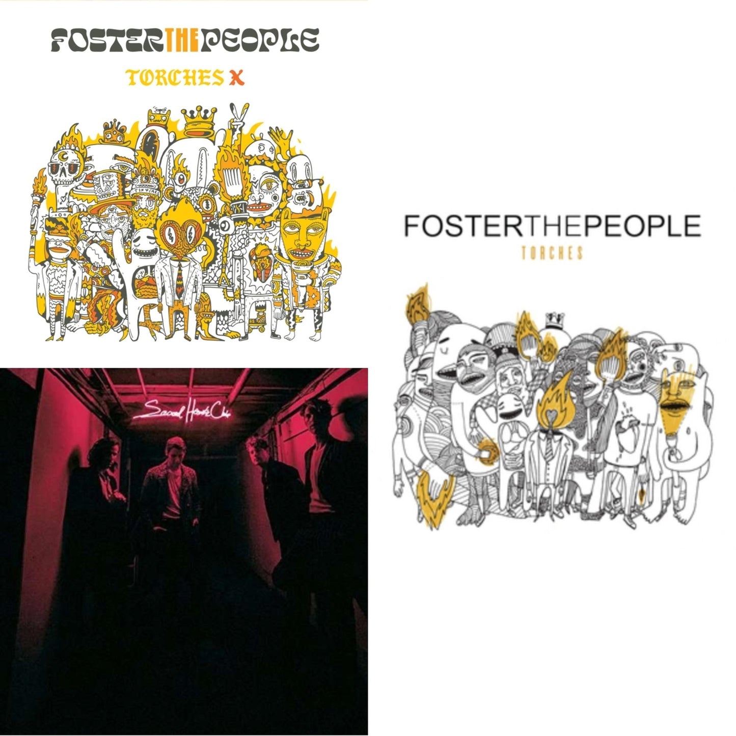 Foster The People - Torches X (Deluxe Edition/2LP) & Torches (Dl Card) & Sacred Hearts Club (150G/Dl Card)