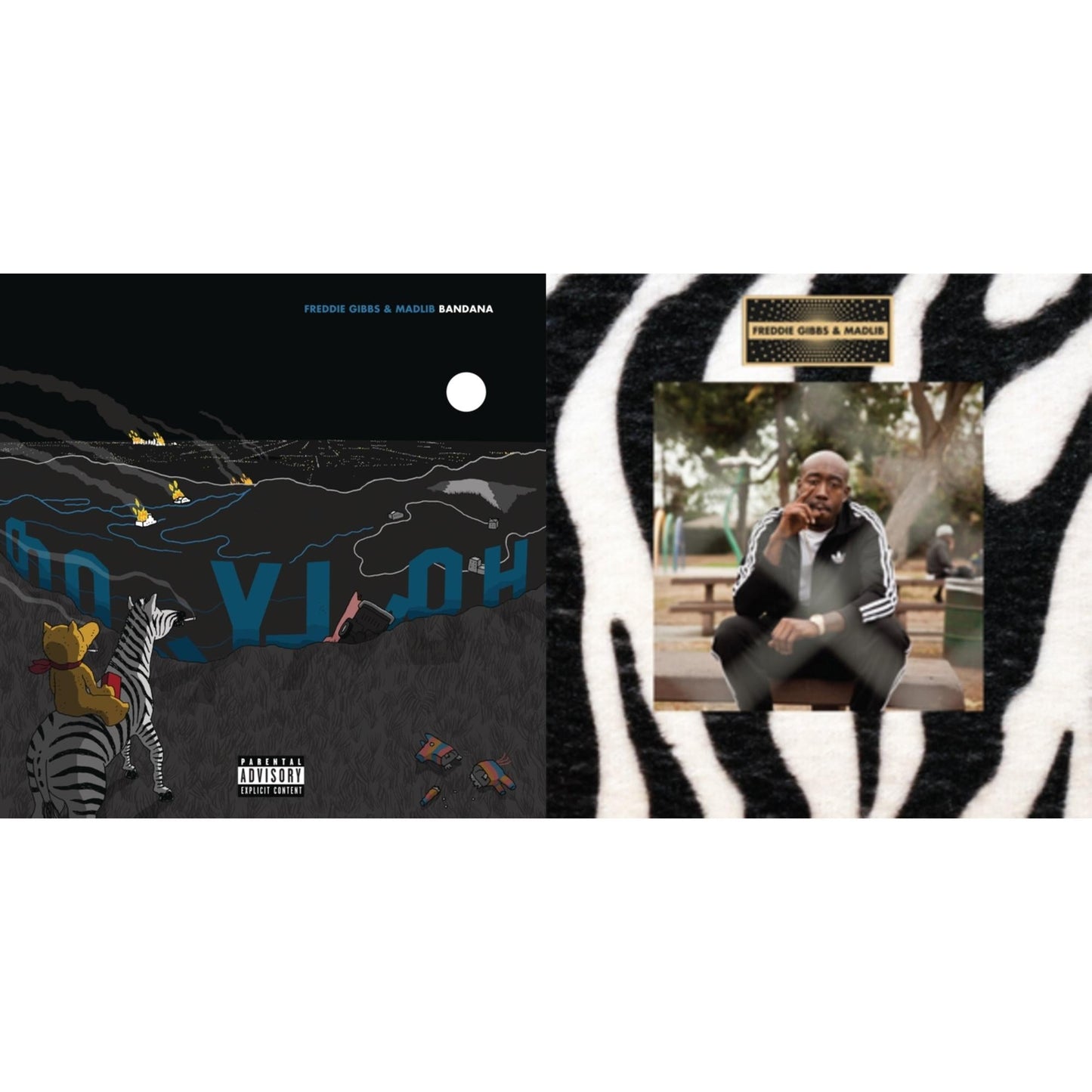 Freddie & Madlib Gibbs - Bandana (X) (150G) & Pinata - LP Vinyl Bundle