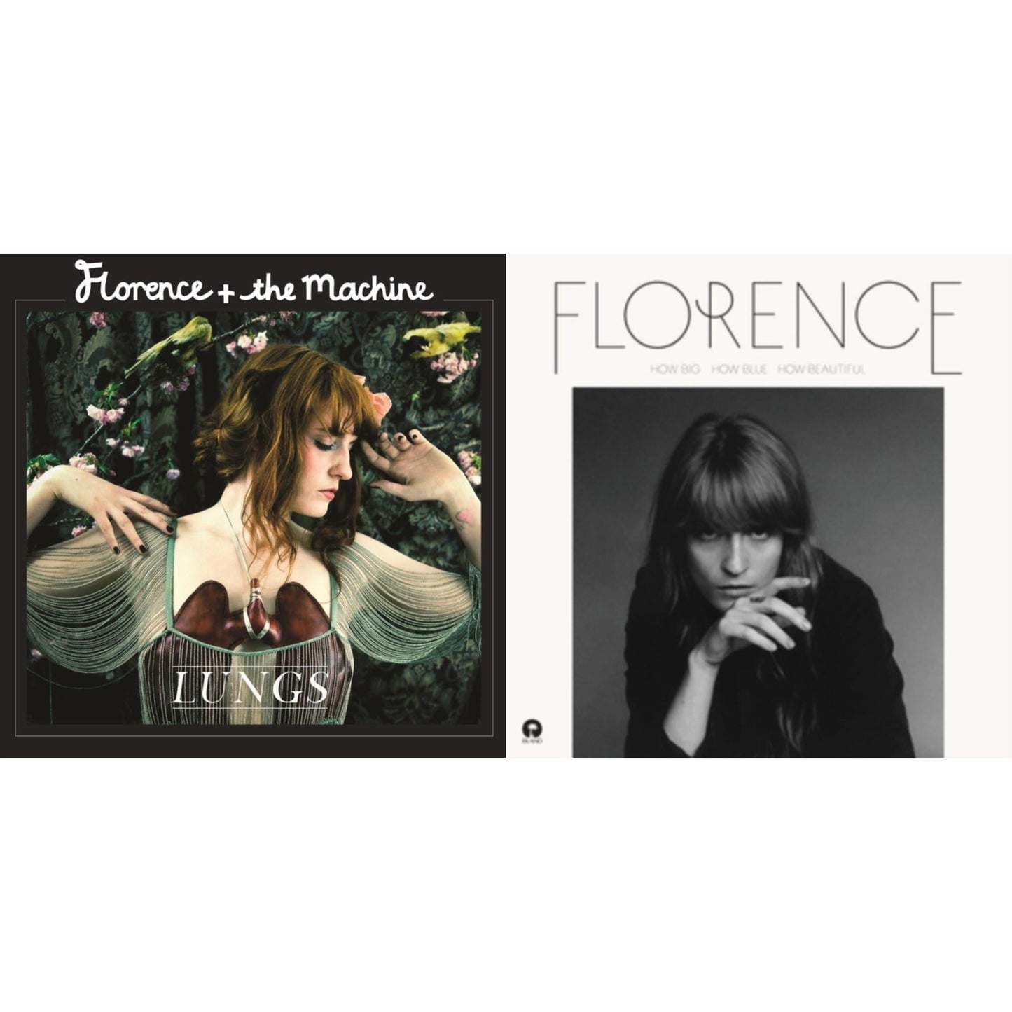 Florence & The Machine - Lungs & How Big How Blue How Beautiful - LP Vinyl Bundle
