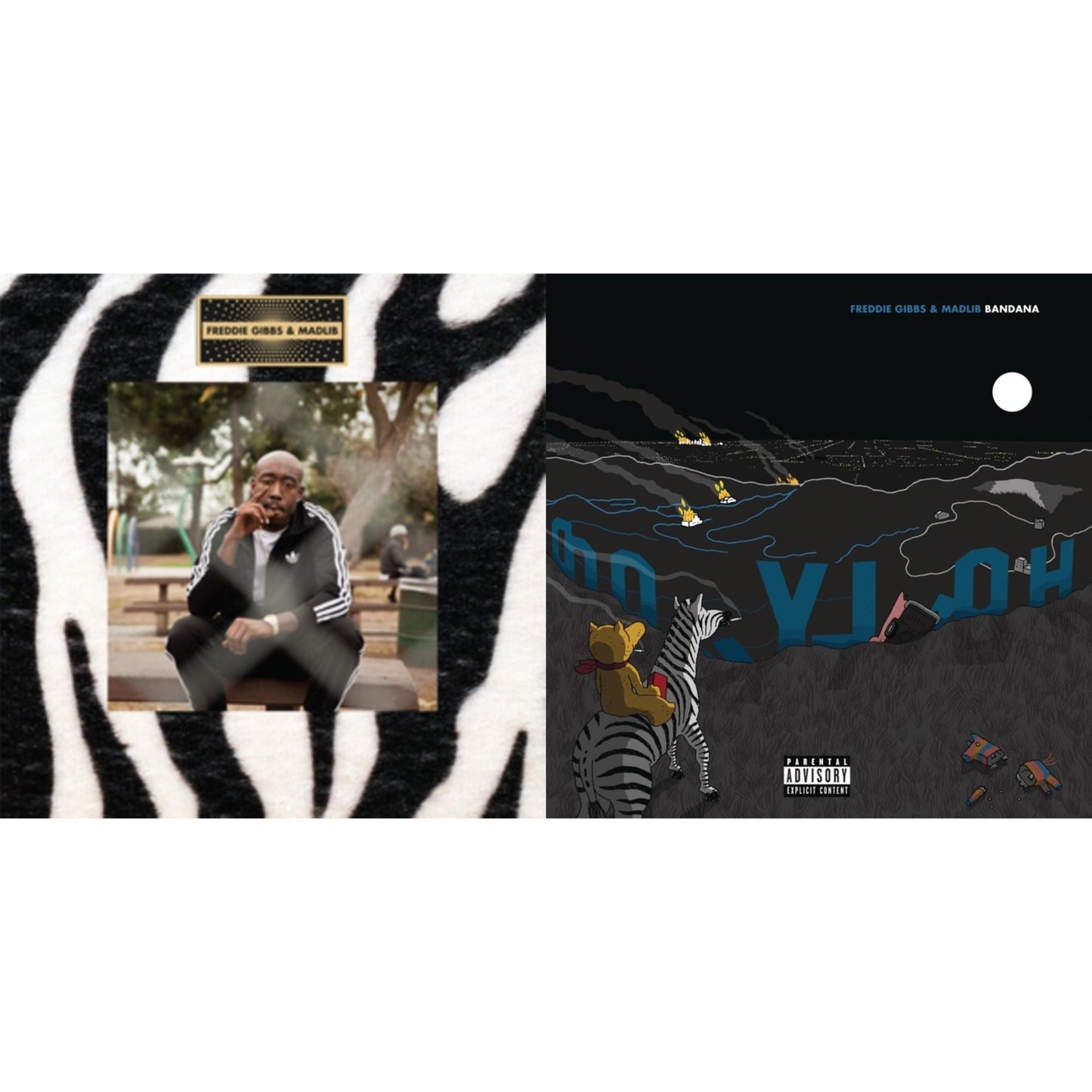 Freddie & Madlib Gibbs - Bandana (X) (150G) & Pinata - LP Vinyl Bundle