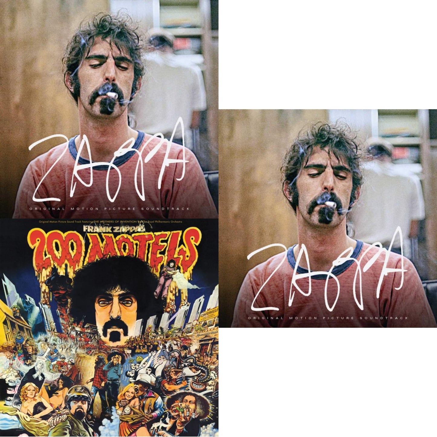 Frank Zappa - Zappa Ost (5LP/180G) & 200 Motels Ost (50Th Anniversary) (2LP) & Zappa Ost (2LP/Crystal Clear Vinyl/180G)
