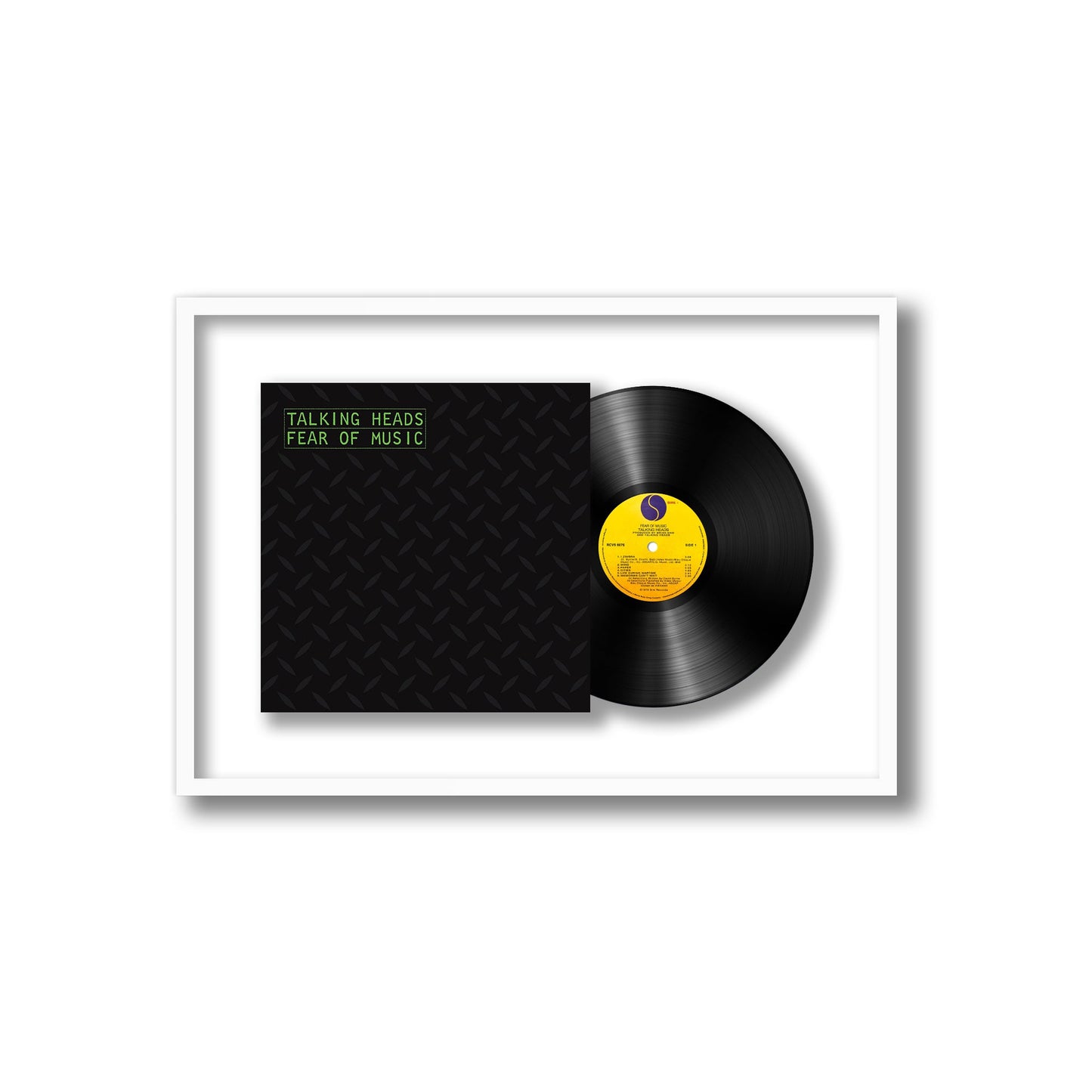 Talking Heads Fear of Music Framed Vinyl Record