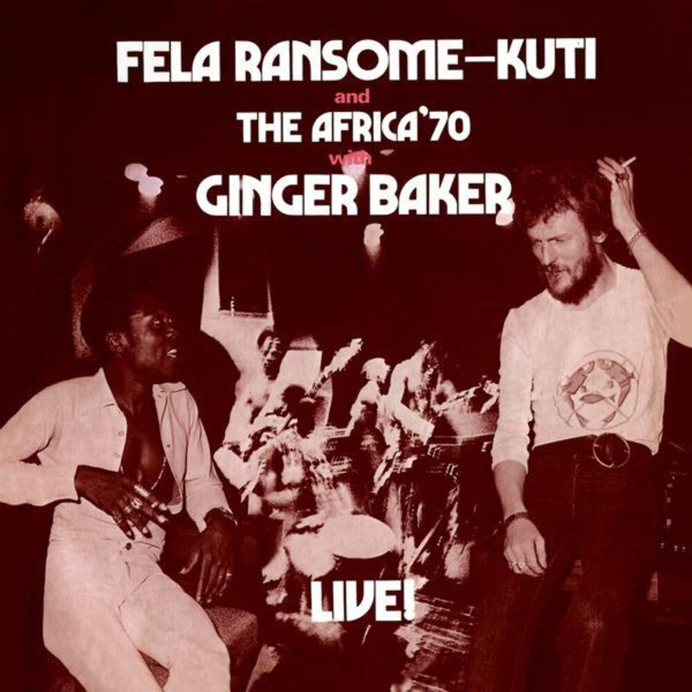 Fela Live With Ginger Baker (Colored Vinyl, Red, Gatefold LP Jacket) (2 Lp's) Vinyl Record