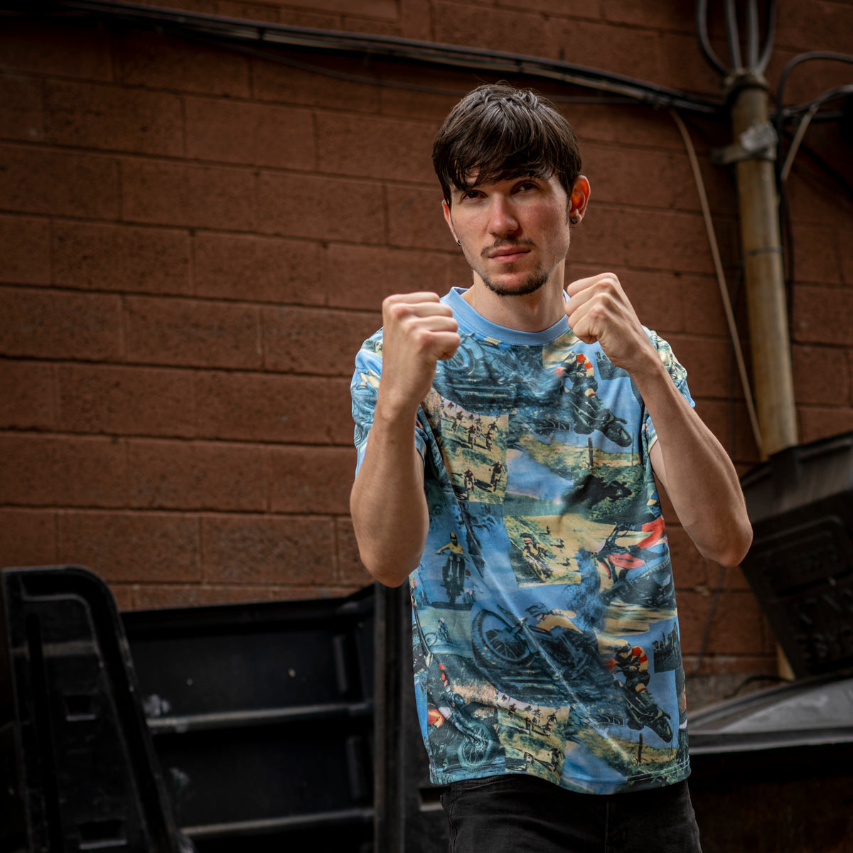 Fight Soap Tyler Blue Short Sleeve T-Shirt