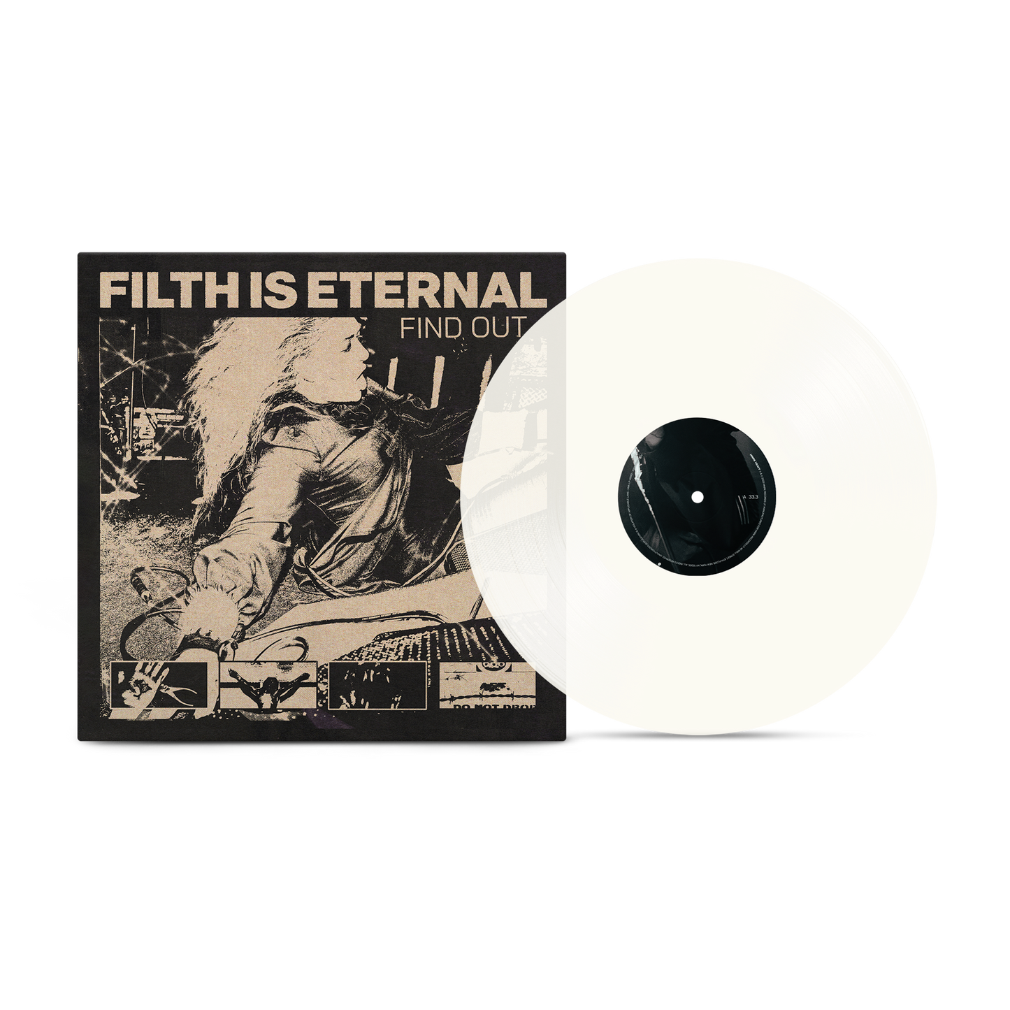 Filth Is Eternal - Find Out Milky Clear Vinyl Record