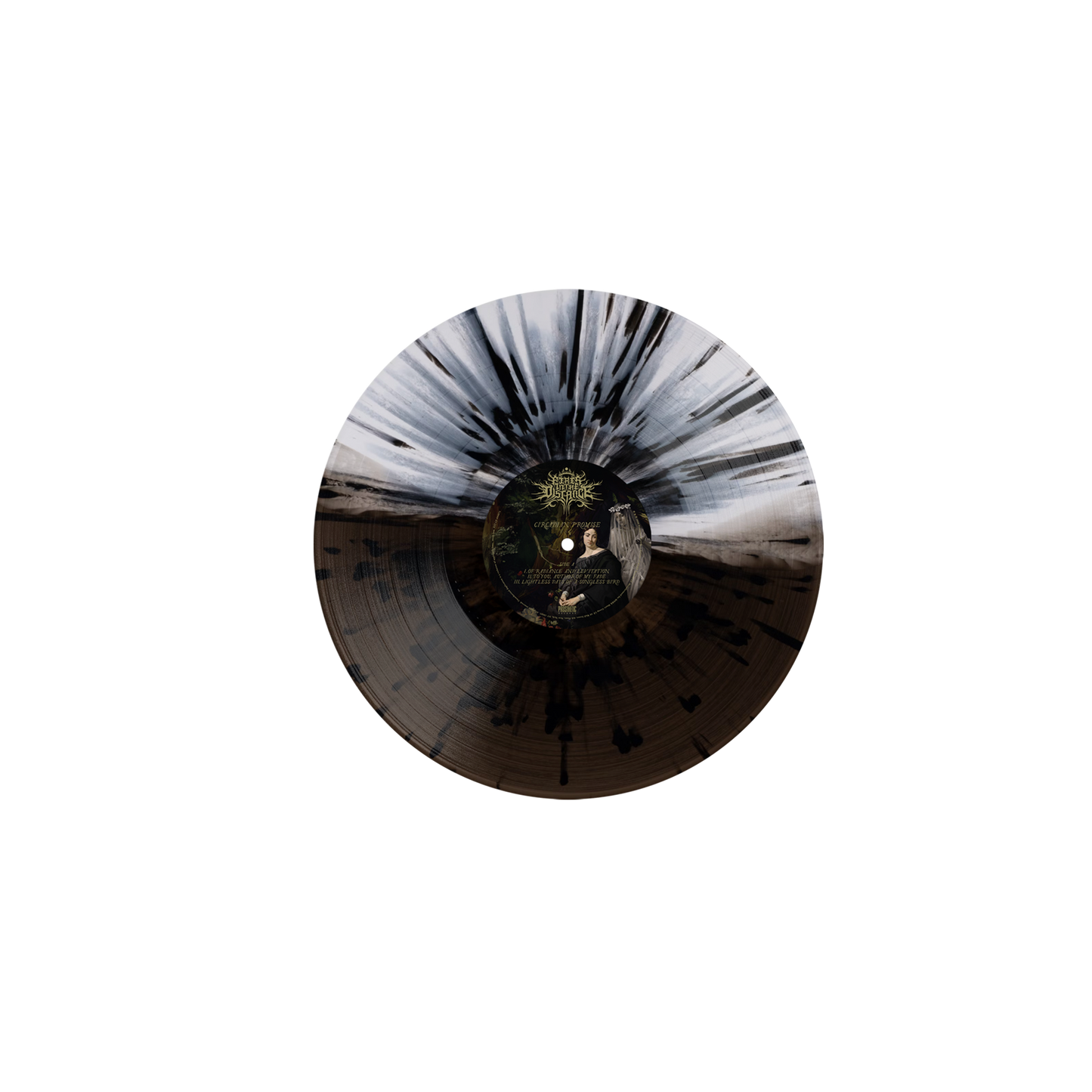 Fires In the Distance - Circadian Promise on Black Ice & White with Black Splatter Vinyl Record
