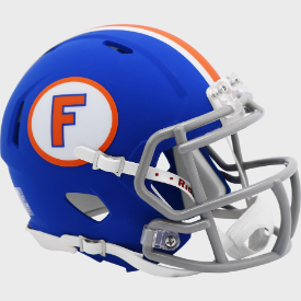 Florida Gators NCAA Mini Speed Football Helmet Blue Limited Edition - NCAA