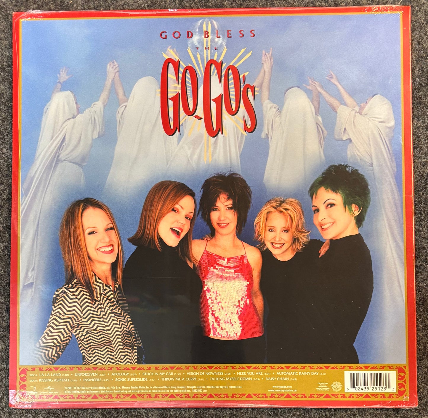 GO-GO'S - GOD BLESS THE GO-GO'S (BLUE Color Vinyl) LP Record