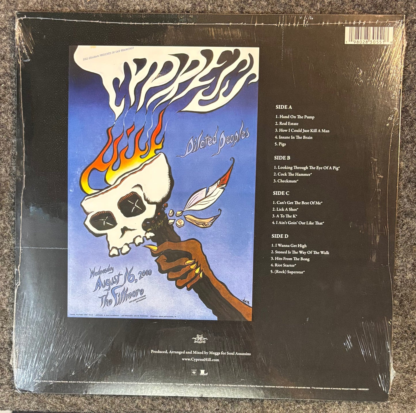 CYPRESS HILL - LIVE AT THE FILLMORE 2x Vinyl LP Record