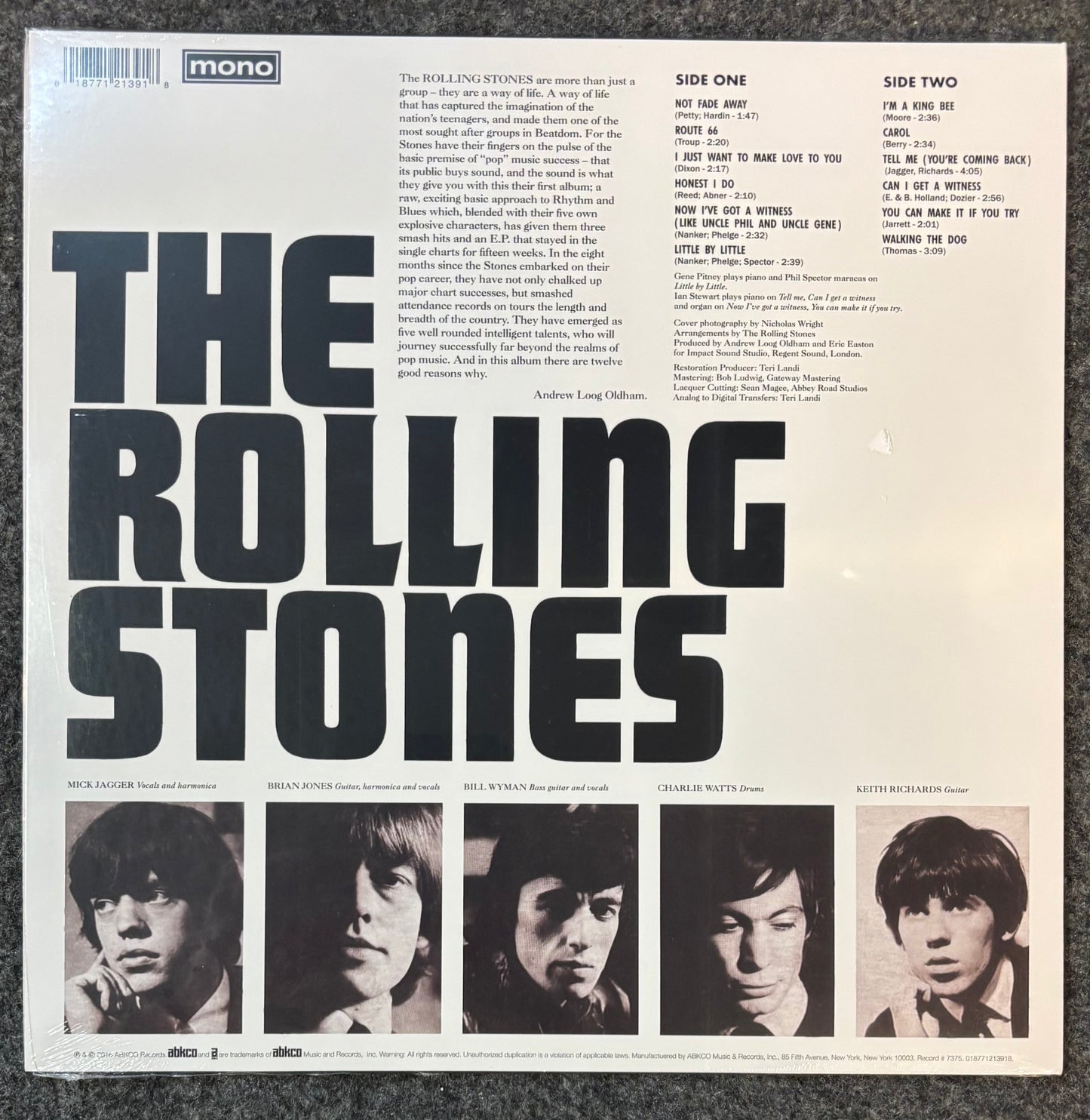 The Rolling Stones – England's Newest Hit Makers 180gram Vinyl LP Record