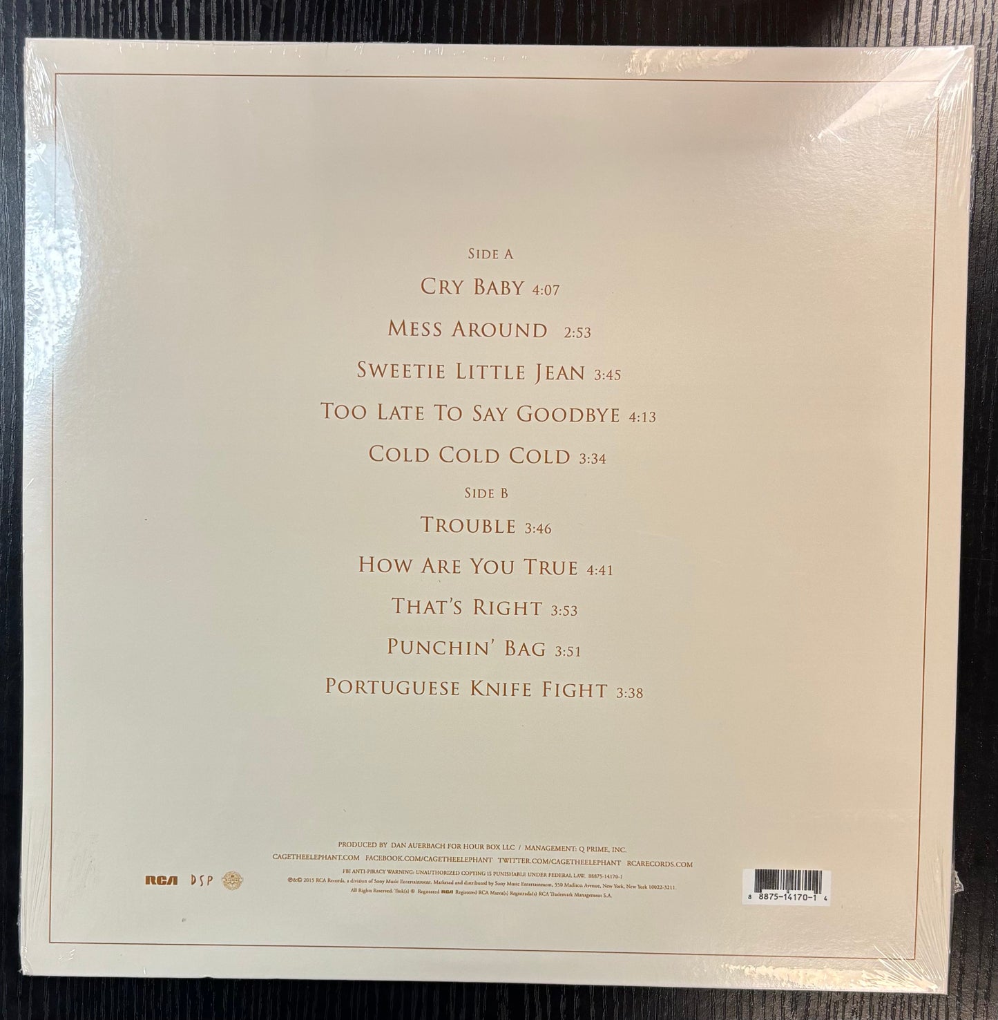 CAGE THE ELEPHANT – TELL ME I'M PRETTY Vinyl LP Record