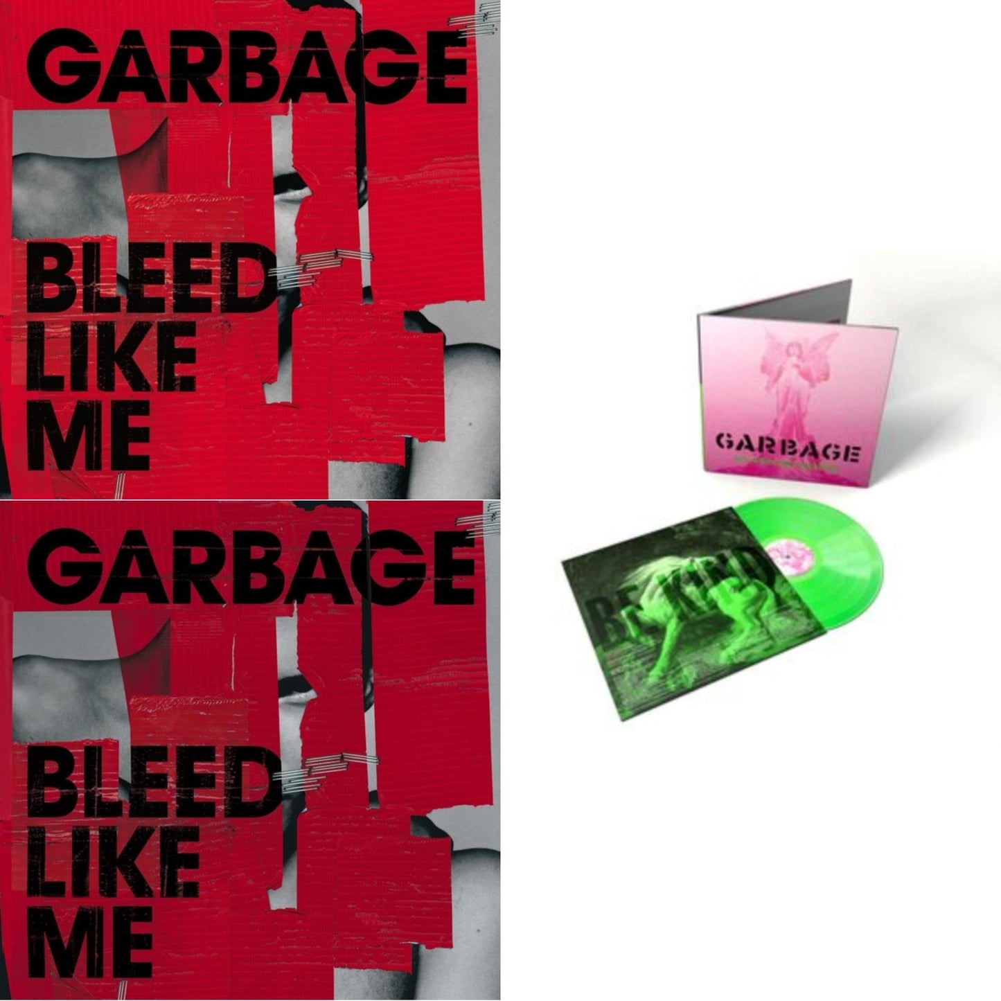 Garbage - Bleed Like Me & Bleed Like Me (Expanded Edition) (2LP) & No Gods No Masters (X) (Green LP Vinyl)