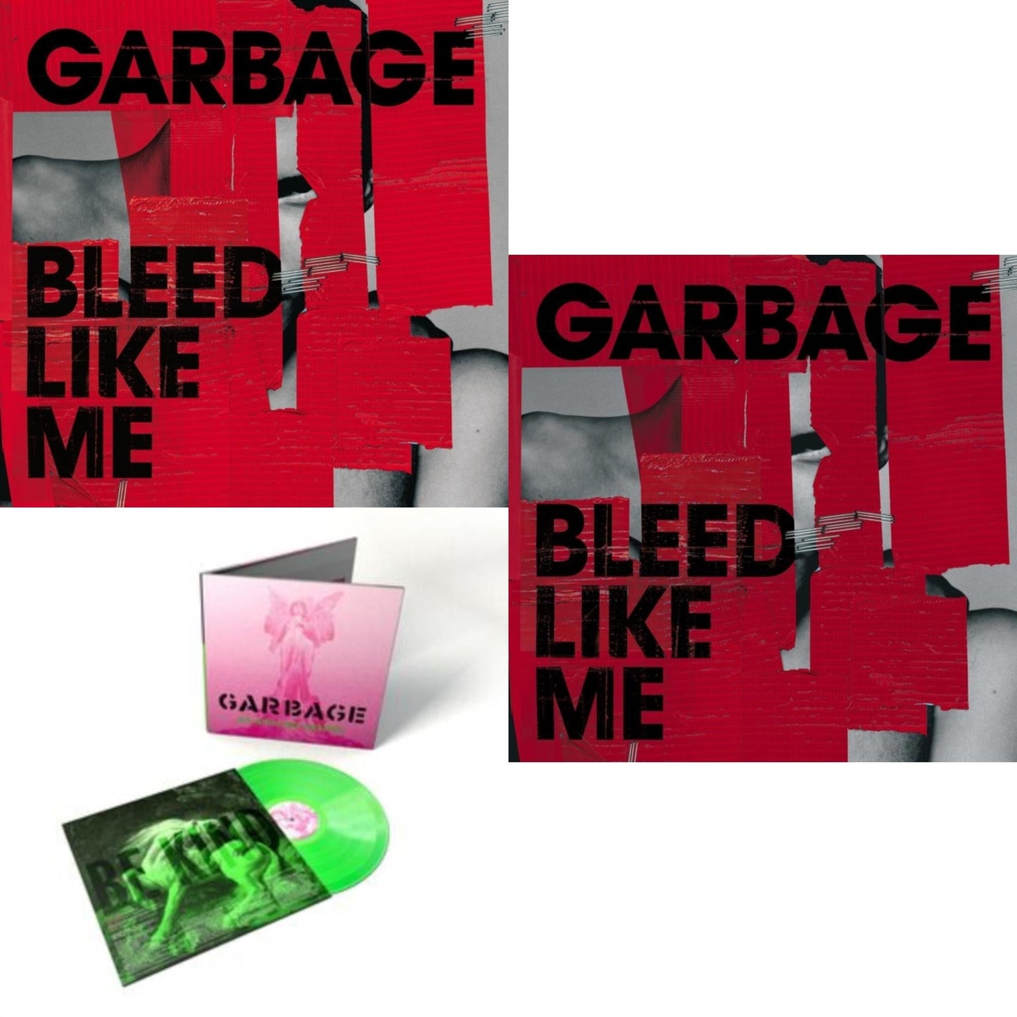 Garbage - Bleed Like Me & No Gods No Masters (X) (Green LP Vinyl) & Bleed Like Me (Expanded Edition) (2LP)