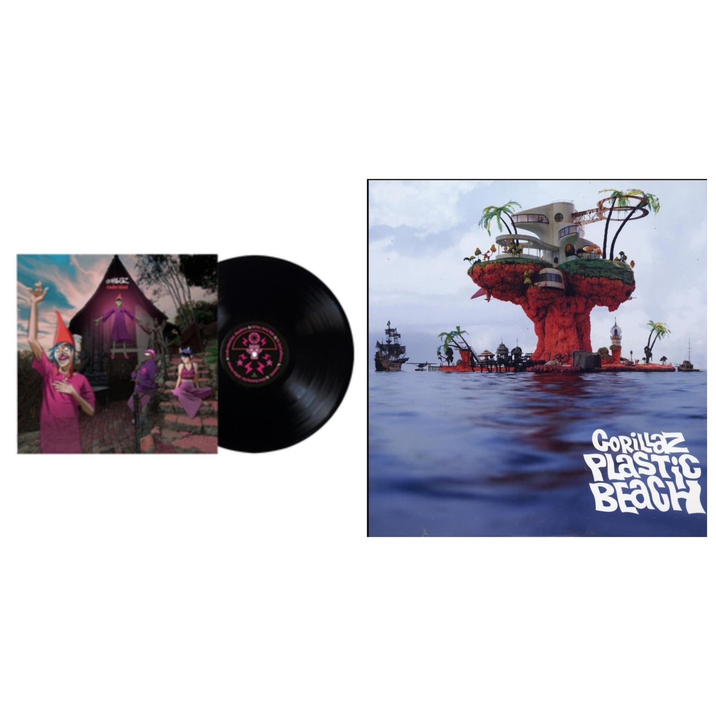 Gorillaz - Cracker Island & Plastic Beach (2LP)