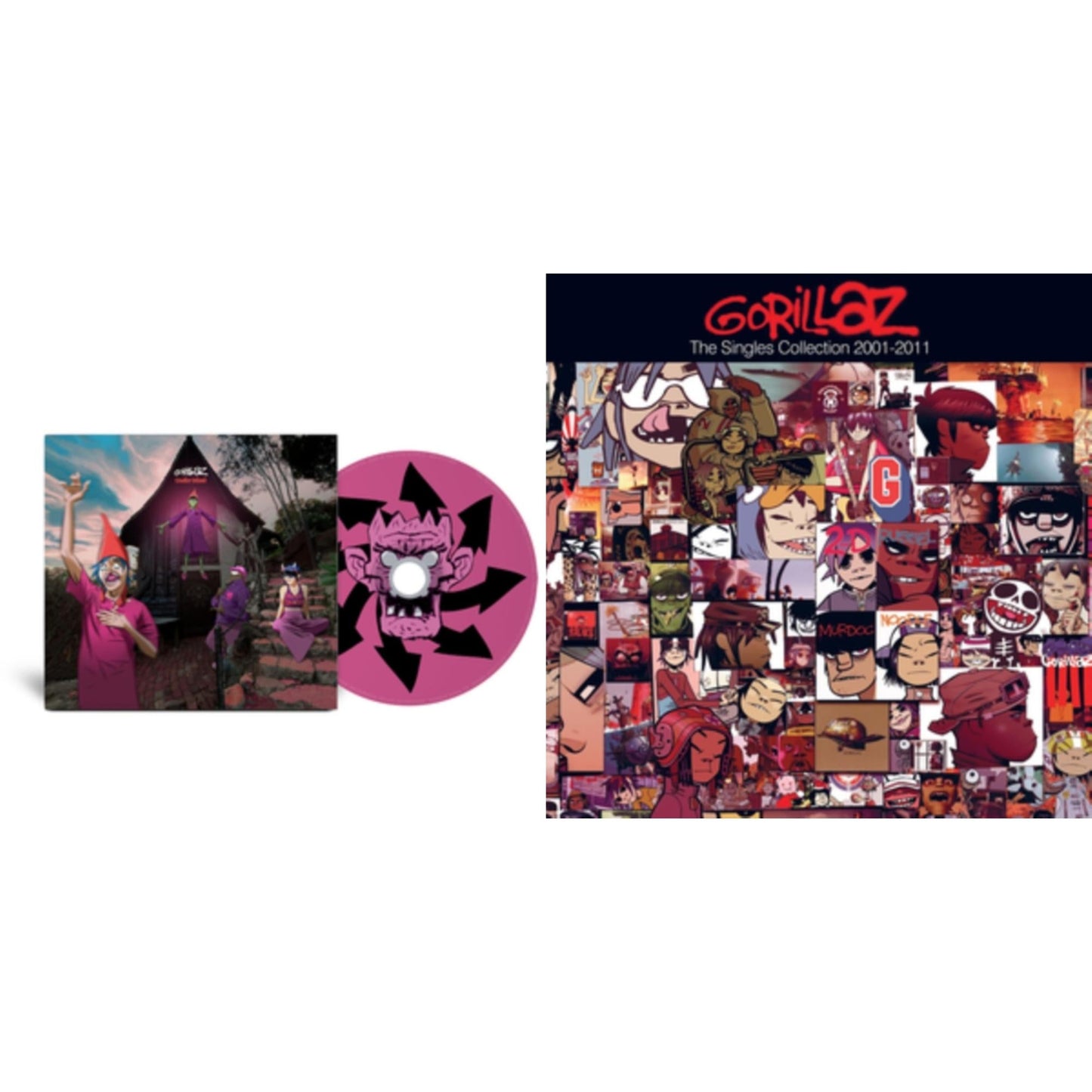 Gorillaz - Cracker Island & Singles Collection 2001 - 2011 - CD Bundle