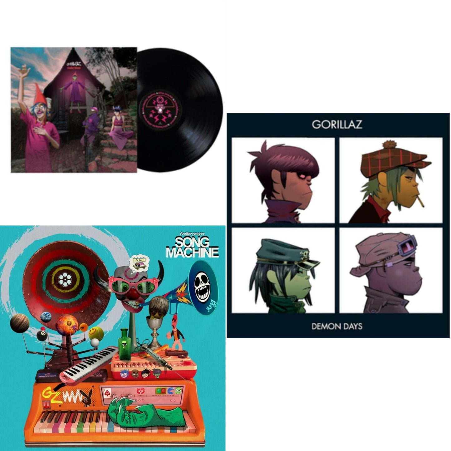 Gorillaz - Song Machine: Season One & Cracker Island & Demon Days (2LP)