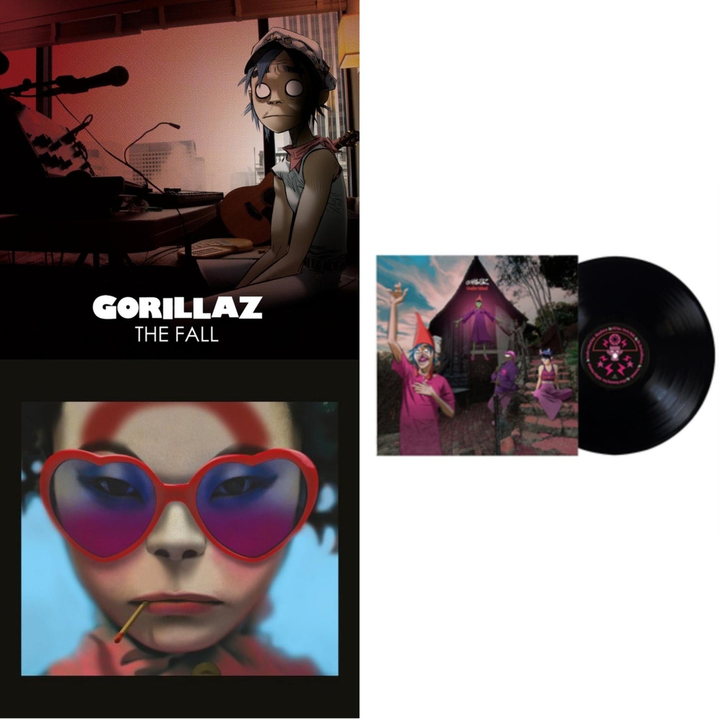 Gorillaz - Fall & Humanz (X) (2LP/180G Vinyl) & Cracker Island