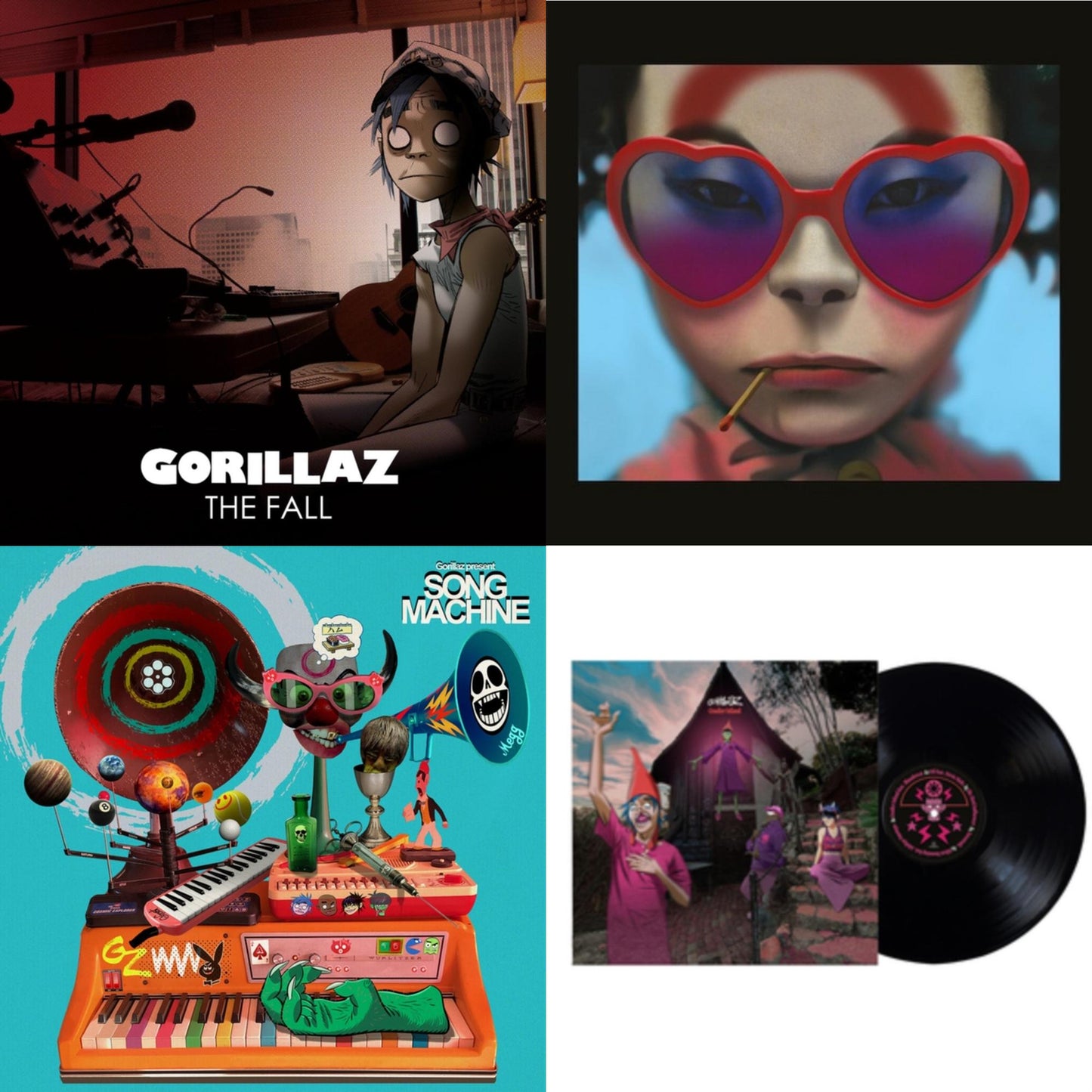 Gorillaz - Song Machine: Season One & Fall & Humanz (X) (2LP/180G Vinyl) & Cracker Island