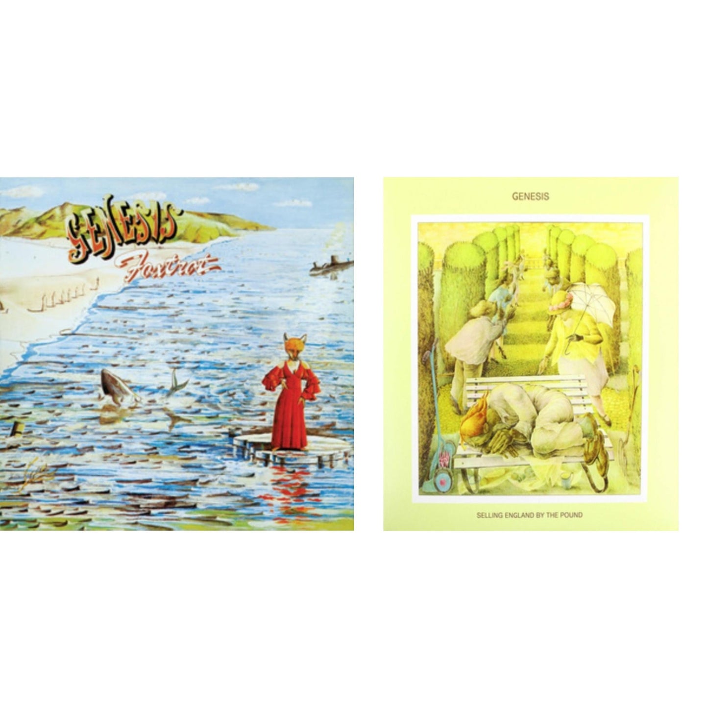 Genesis - Foxtrot & Selling England By The Pound - LP Vinyl Bundle