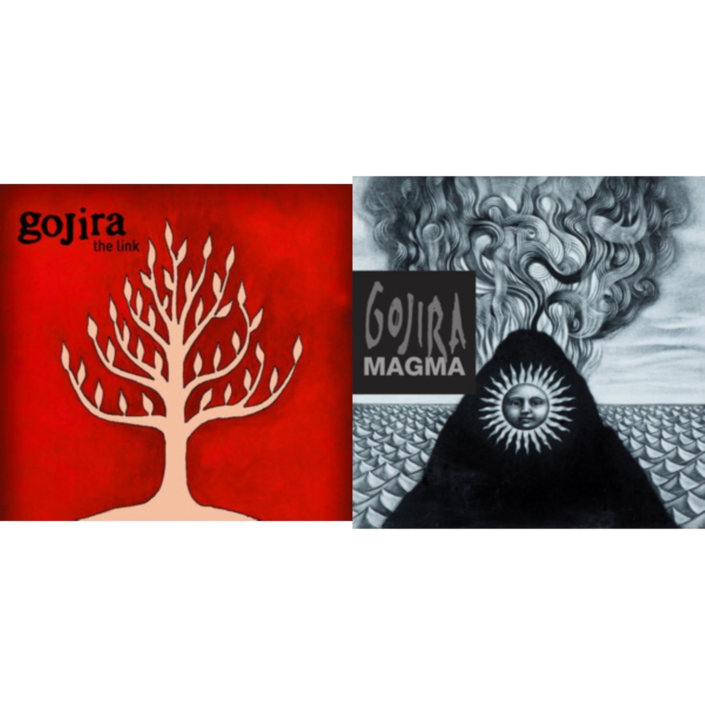 Gojira - Link (Picture Disc) & Magma (Dl Card) - LP Vinyl Bundle