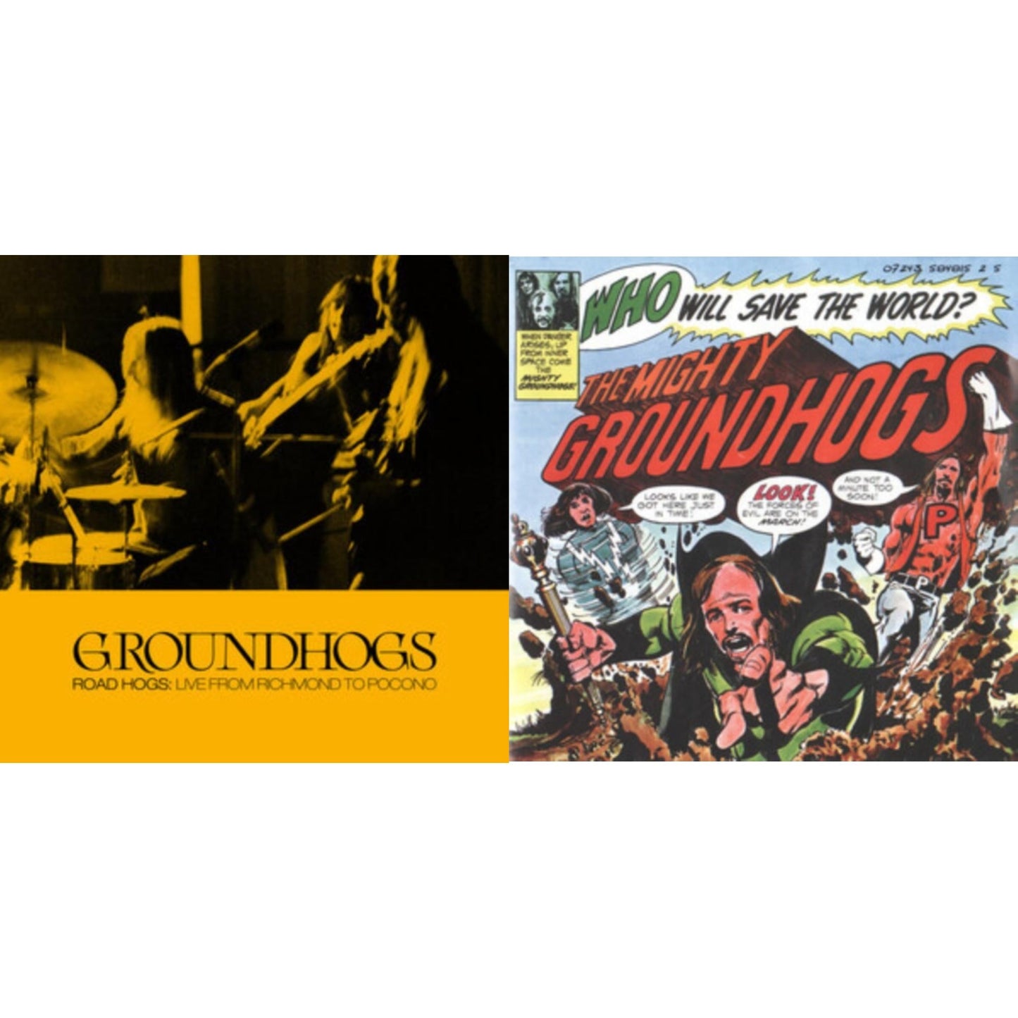 Groundhogs - Who Will Save The World & Roadhogs: Live From Richmond To Pocon (3LP/Dl Card)