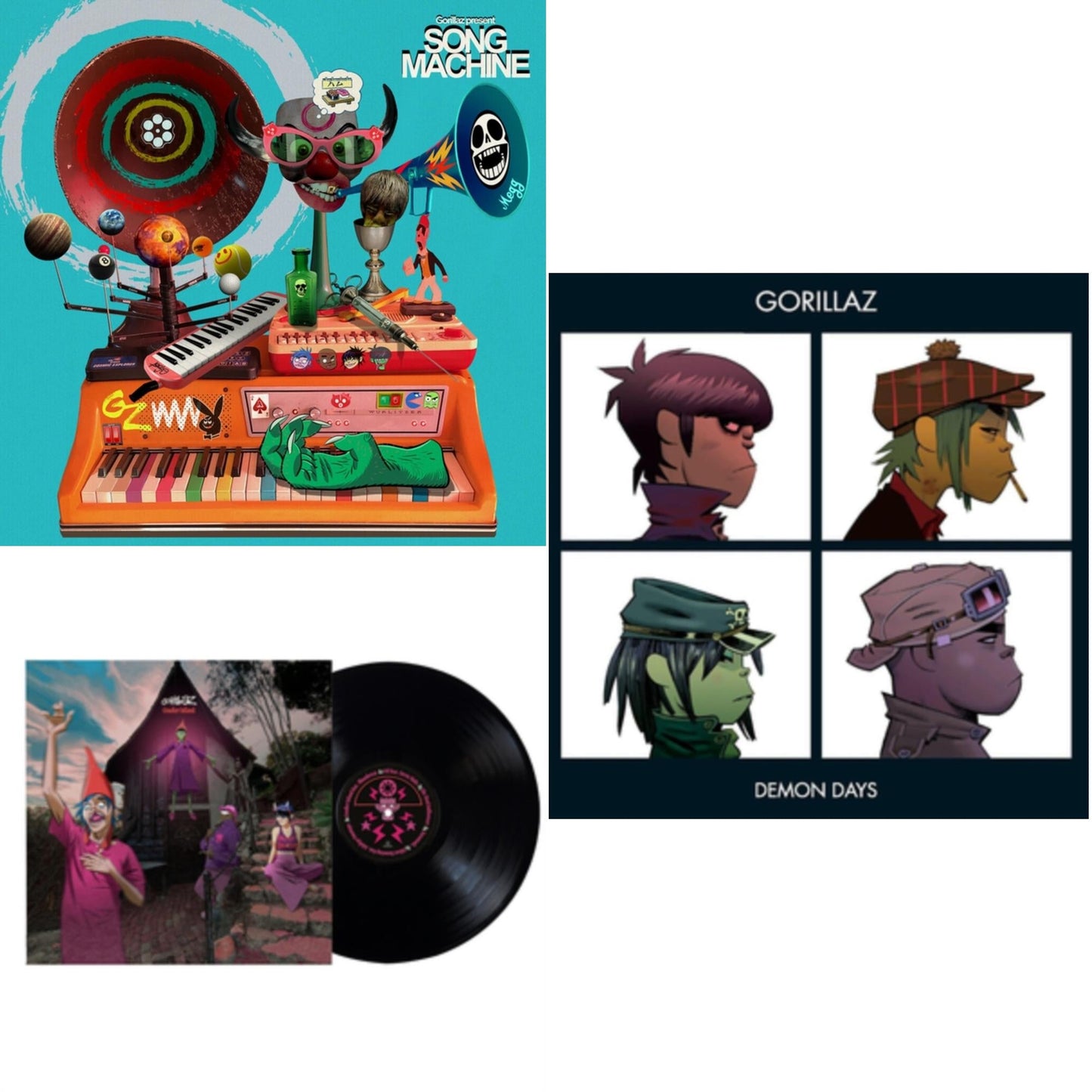 Gorillaz - Song Machine: Season One & Cracker Island & Demon Days (2LP)