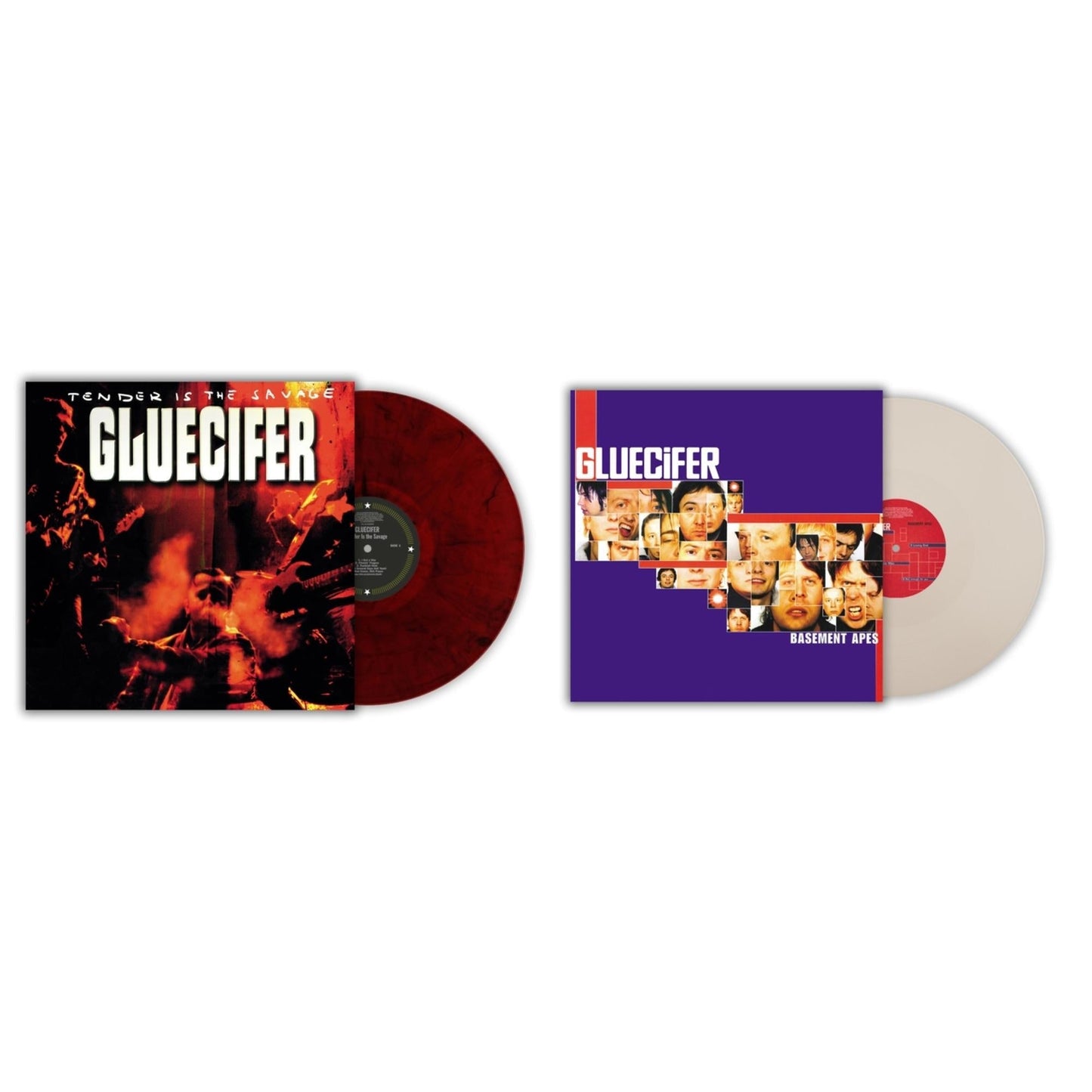 Gluecifer - Basement Apes & Tender Is The Savage - LP Vinyl Bundle
