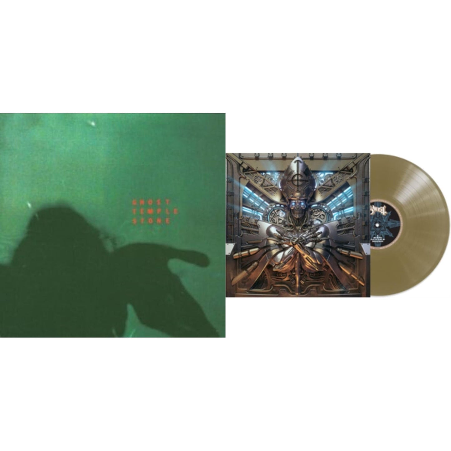 Ghost - Temple Stone (Clear Green LP Vinyl) & Phantomime (Gold LP Vinyl)