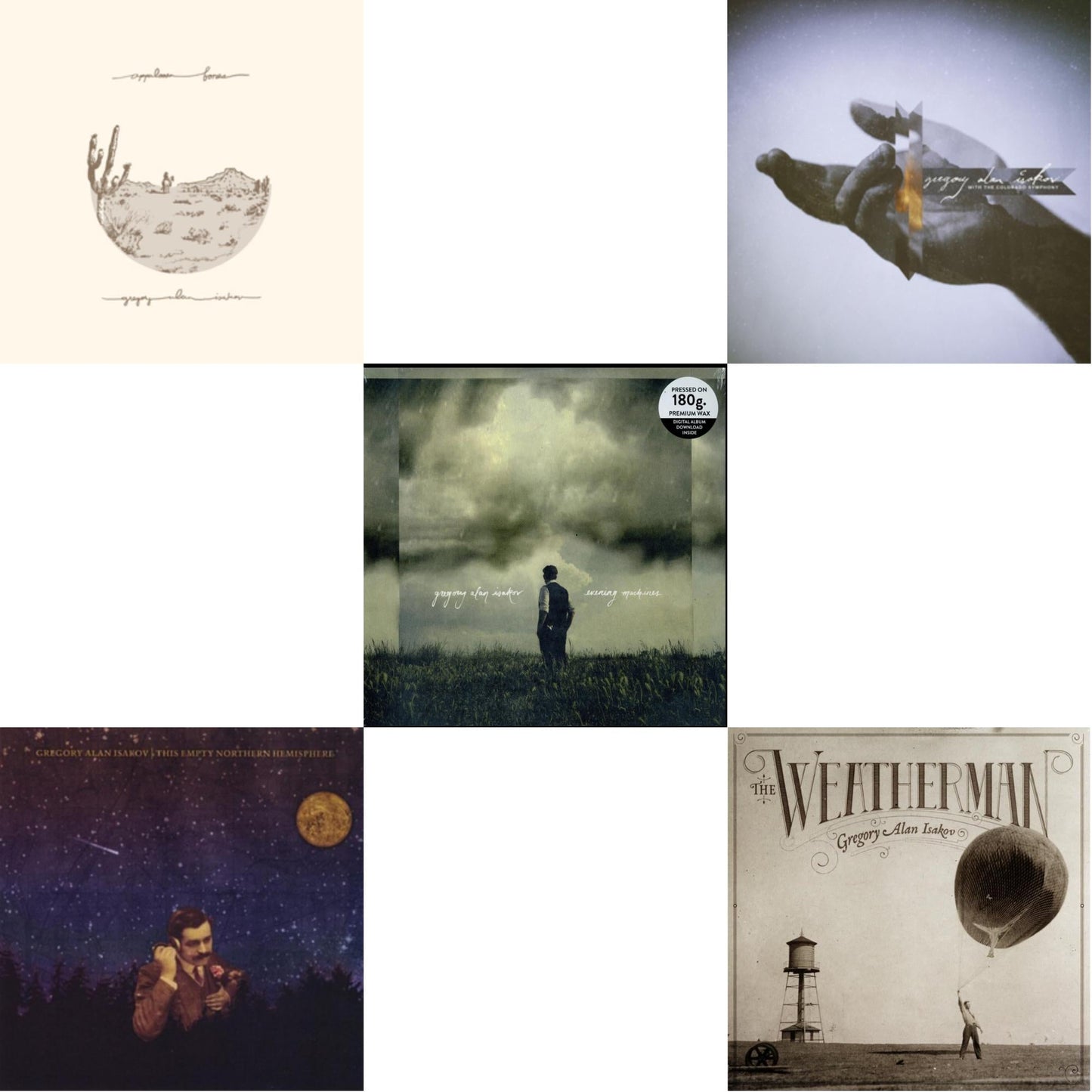 Gregory Alan Isakov - With The Colorado Symphony & This Empty Northern Hemisphere & Evening Machines & Appaloosa Bones (Brown LP Vinyl) & Weatherman