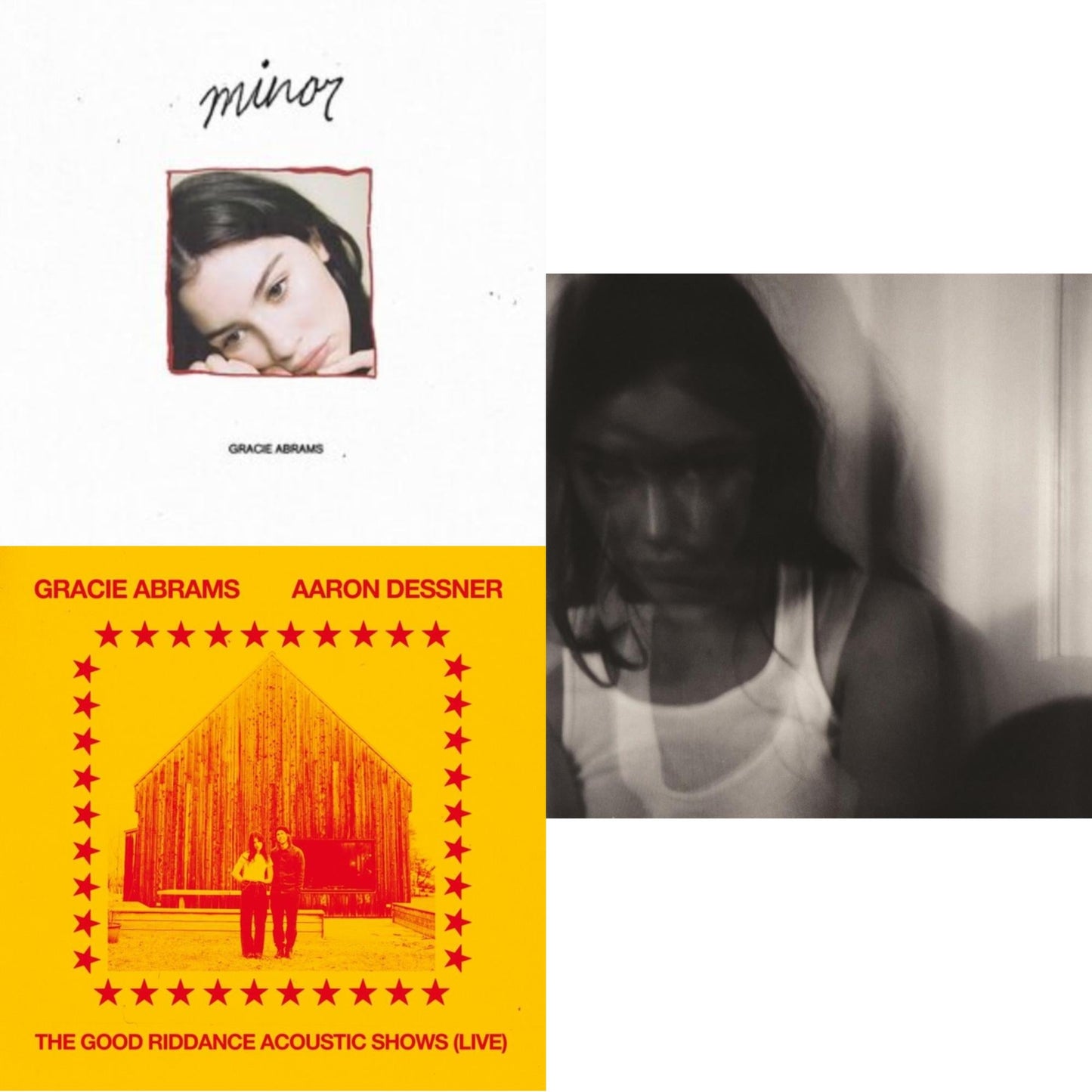 Gracie Abrams - Good Riddance (Deluxe/2LP) & Good Riddance Acoustic Shows (Live) (Magenta LP Vinyl) & Minor - Ep