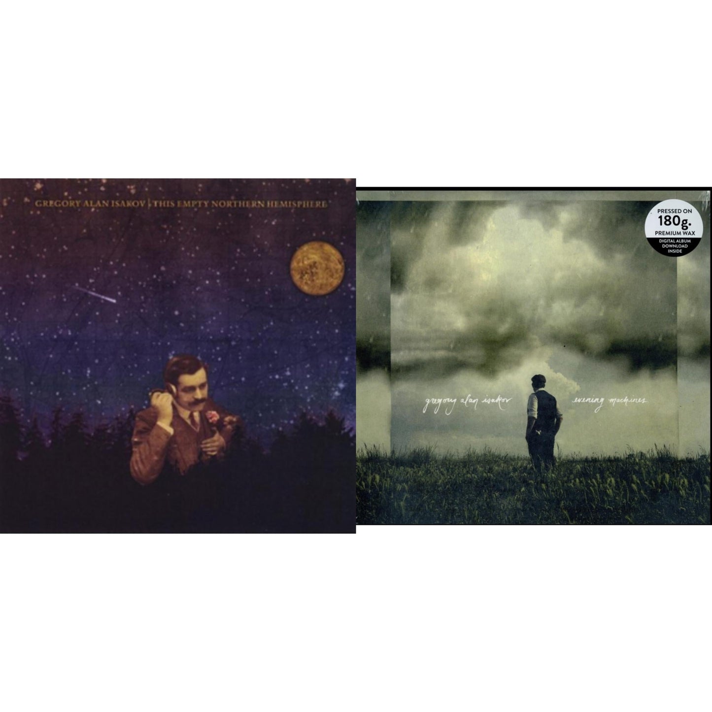 Gregory Alan Isakov - This Empty Northern Hemisphere & Evening Machines - LP Vinyl Bundle