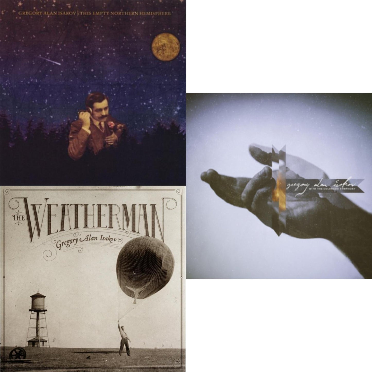 Gregory Alan Isakov - With The Colorado Symphony & This Empty Northern Hemisphere & Weatherman - LP Vinyl Bundle