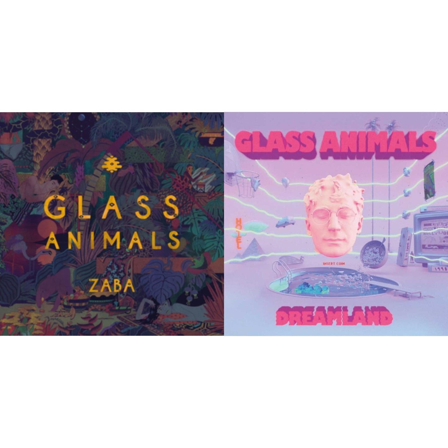 Glass Animals - Dreamland & Zaba - LP Vinyl Bundle