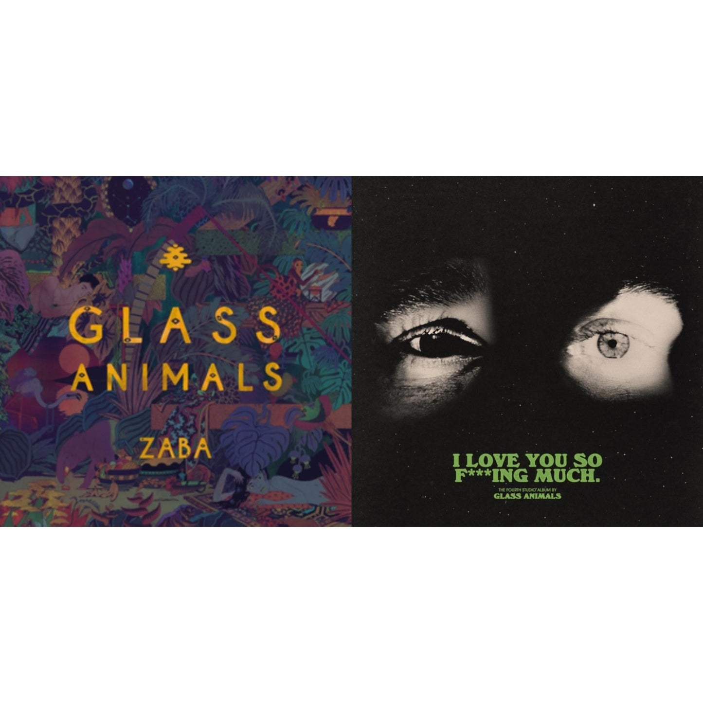 Glass Animals - I Love You So F***Ing Much (X) & Zaba - LP Vinyl Bundle