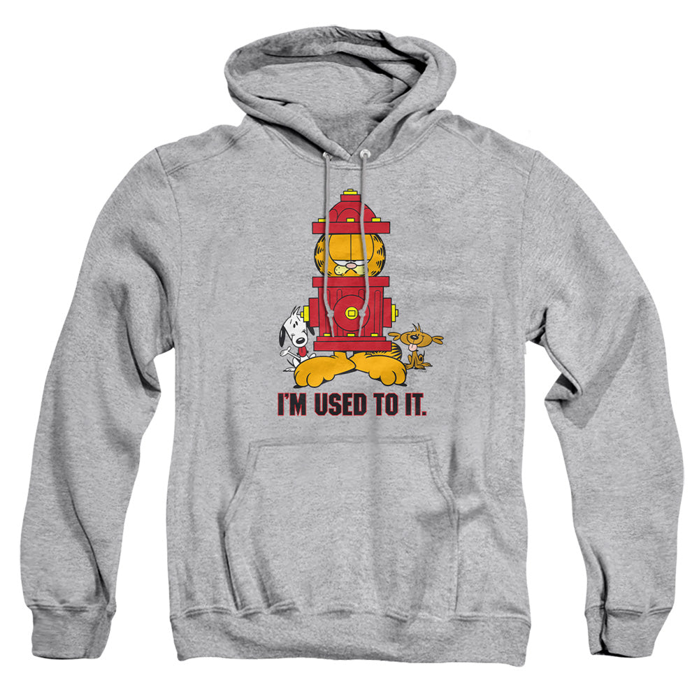 Garfield Im Used To It Mens Hoodie Athletic Heather Officially Licensed