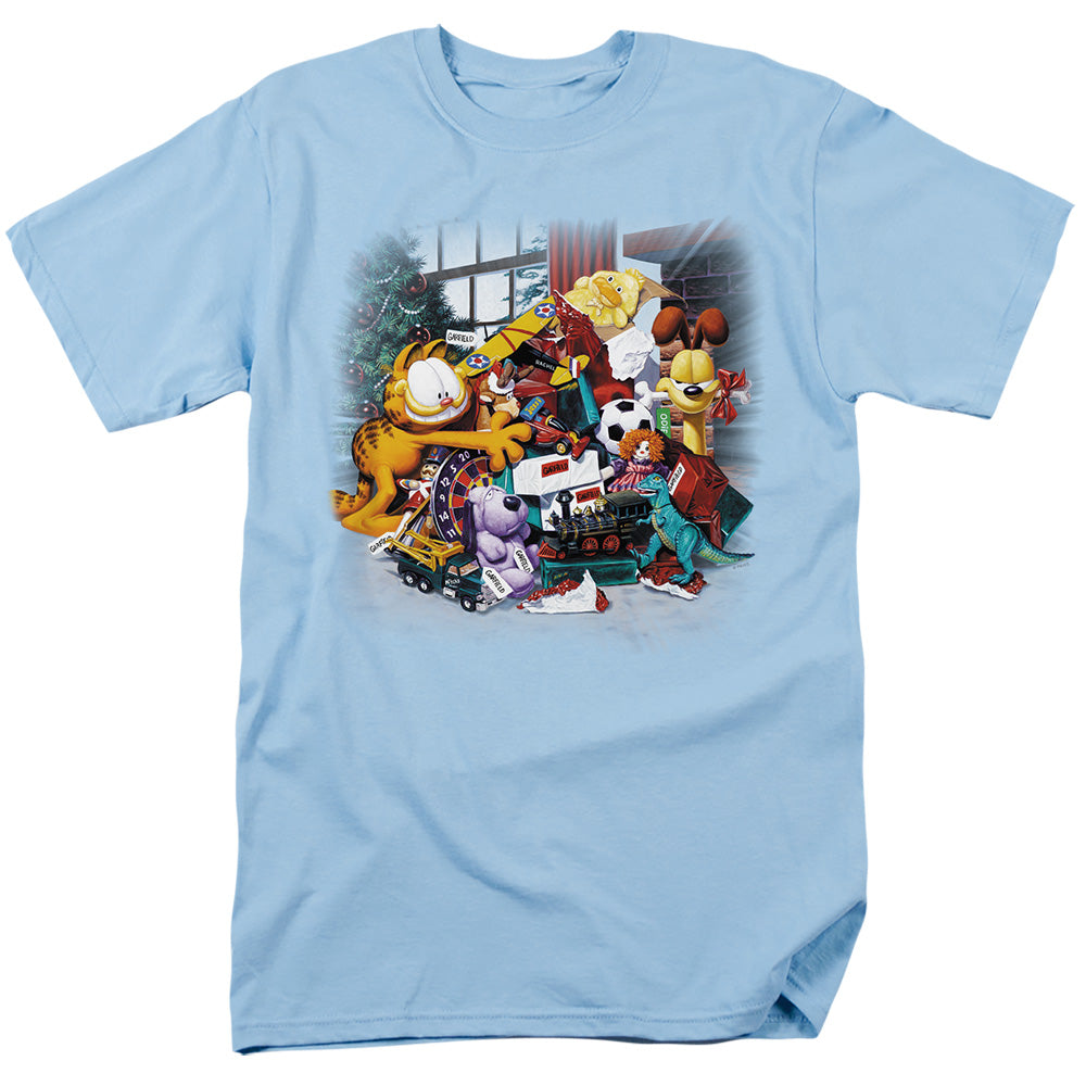 Garfield Mine! Mens T Shirt Light Blue